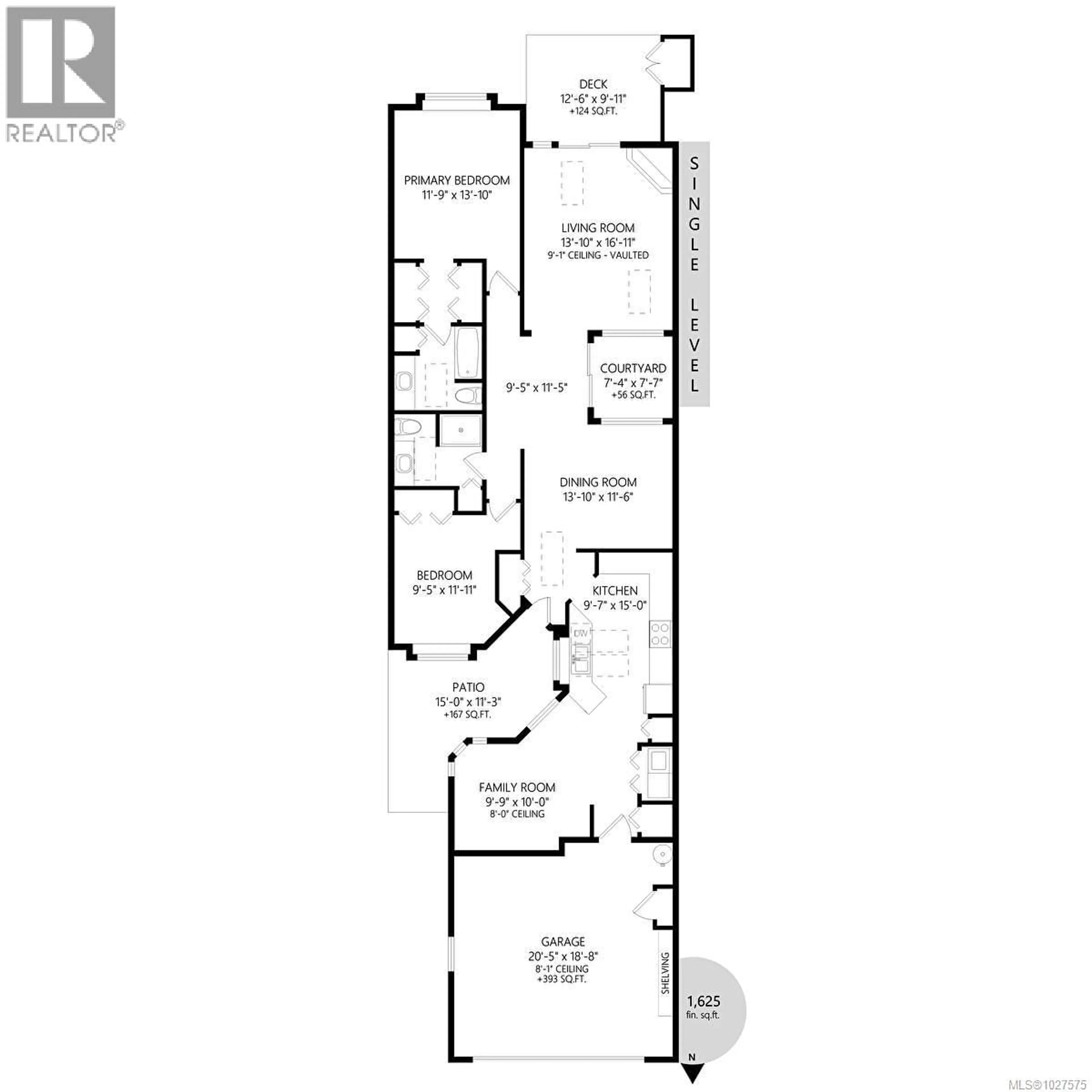Floor plan for 5 - 10084 THIRD STREET, Sidney British Columbia V8L3B3