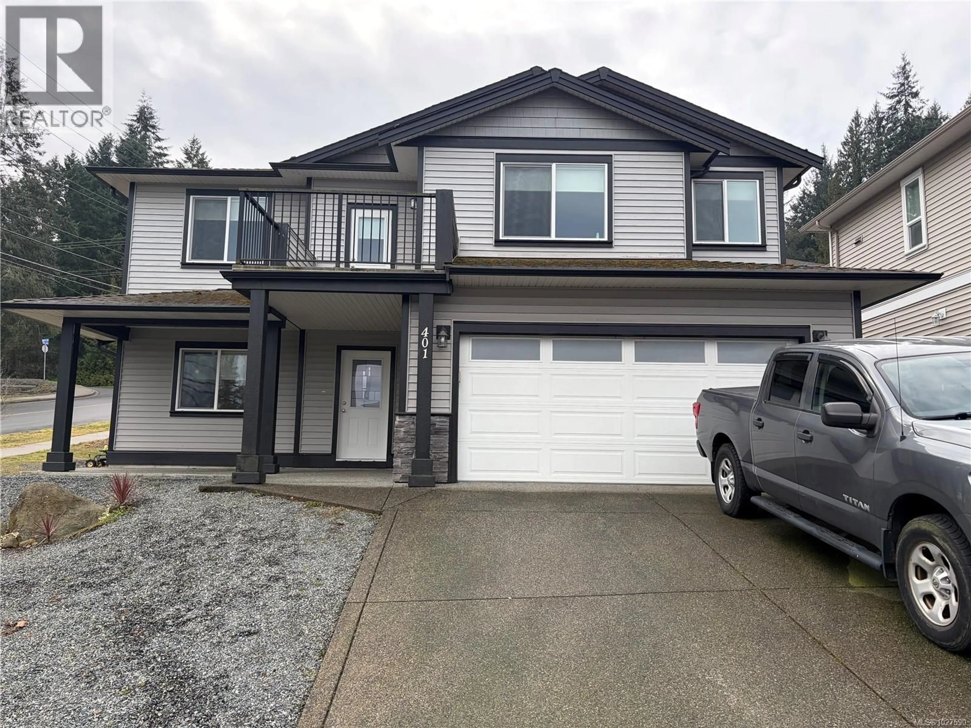 Home with vinyl exterior material, street for 401 CAMBIE ROAD, Nanaimo British Columbia V9R0H7