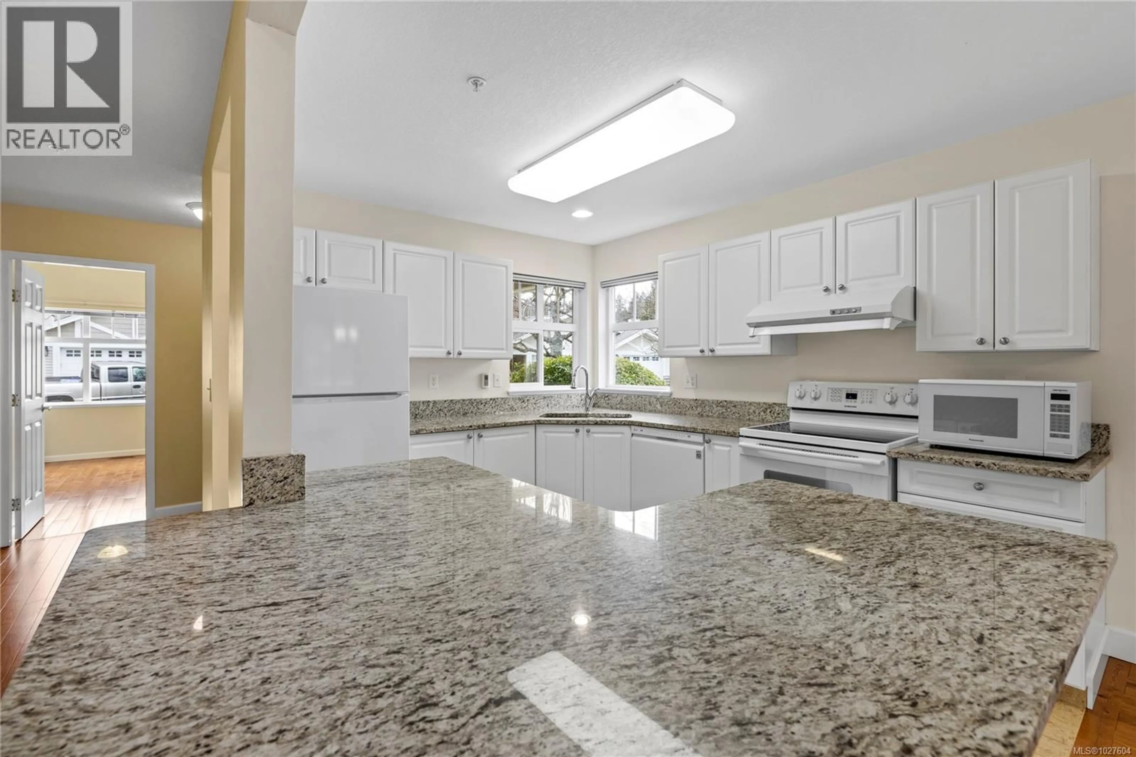 Open concept kitchen, ceramic/tile floor for 6146 BELLFLOWER WAY, Nanaimo British Columbia V9T6L2