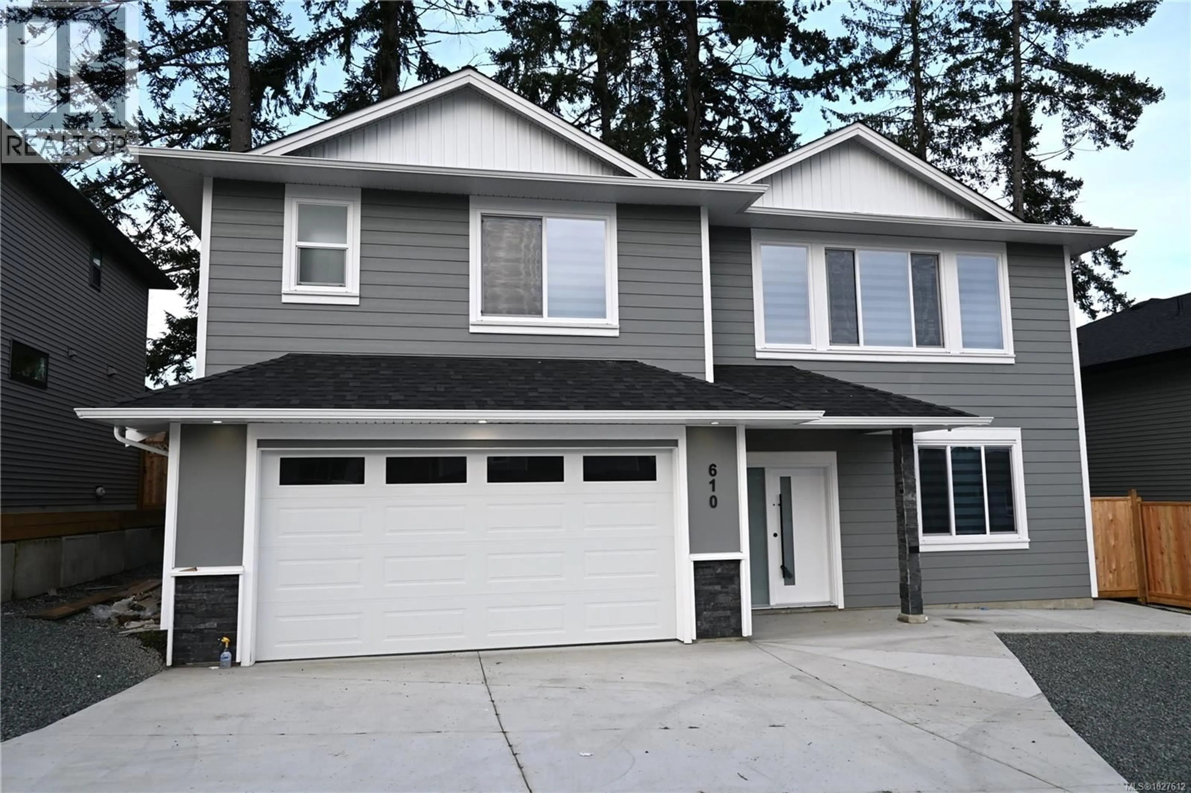 Home with vinyl exterior material, street for 610 ROTAYO ROAD, Nanaimo British Columbia V9R3T3