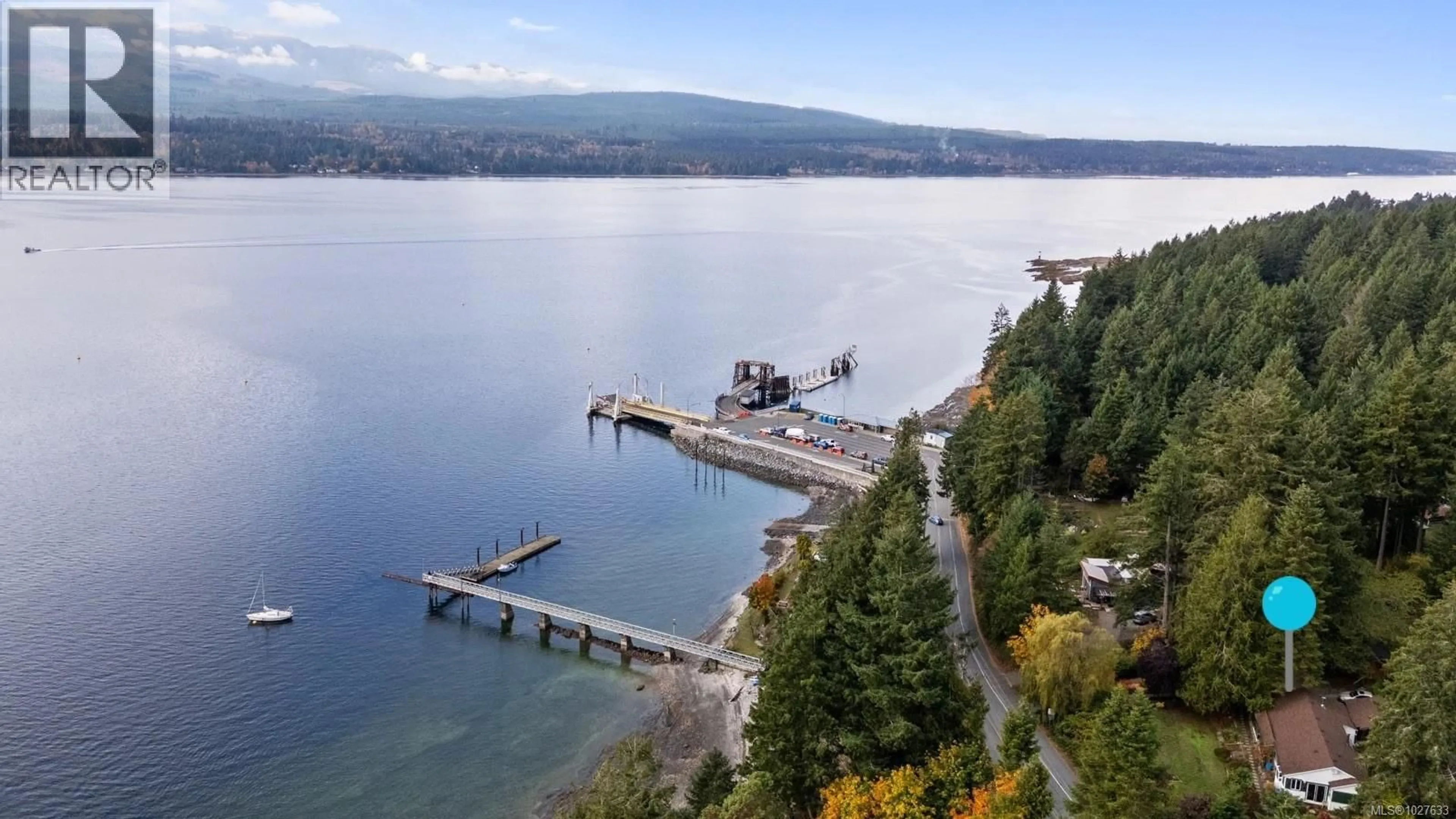 A pic from outside/outdoor area/front of a property/back of a property/a pic from drone, water/lake/river/ocean view for 3296 DENMAN ROAD, Denman Island British Columbia V0R1T0