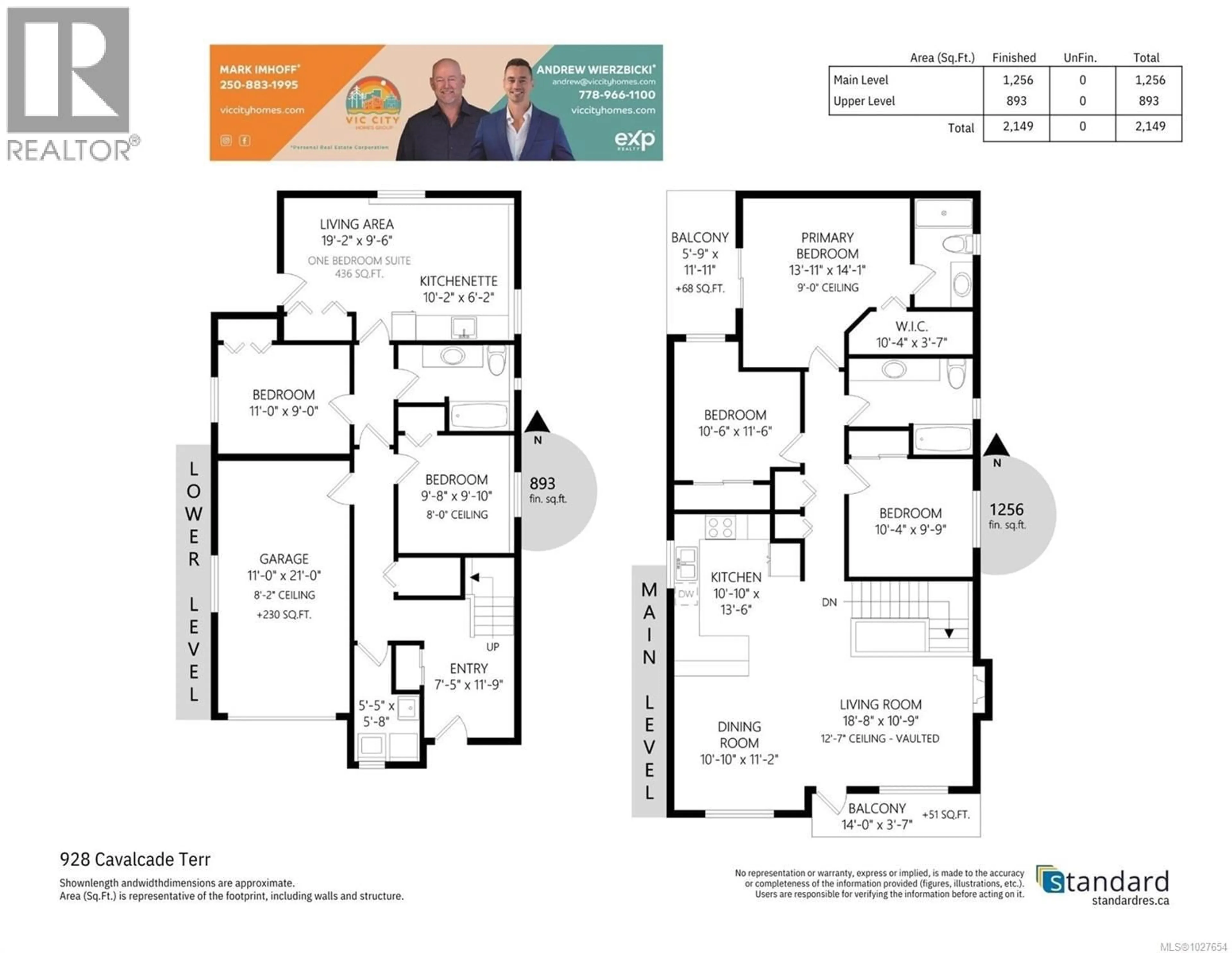 Floor plan for 928 CAVALCADE TERRACE, Langford British Columbia V9B6W6