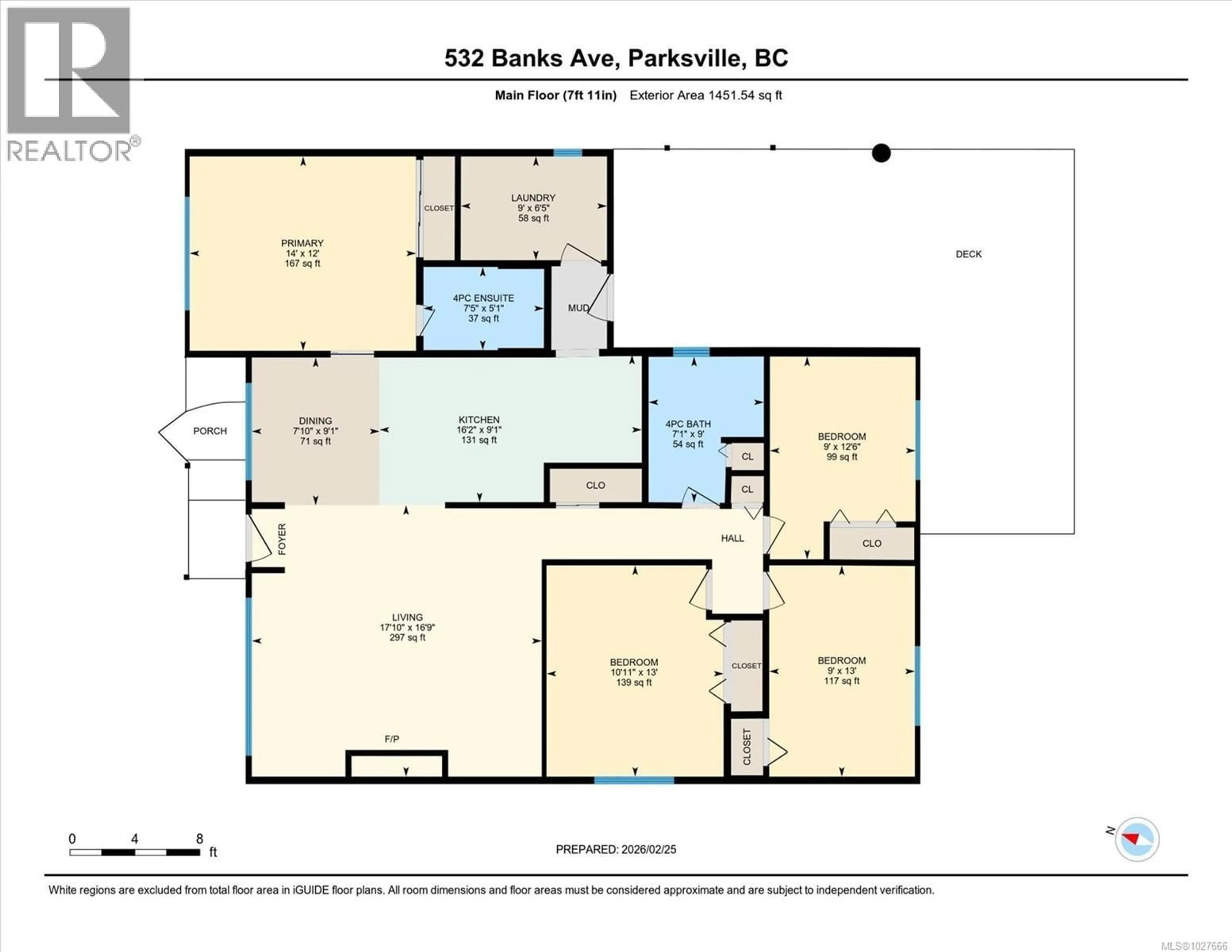 Floor plan for 532 BANKS AVENUE WEST, Parksville British Columbia V9P1H5