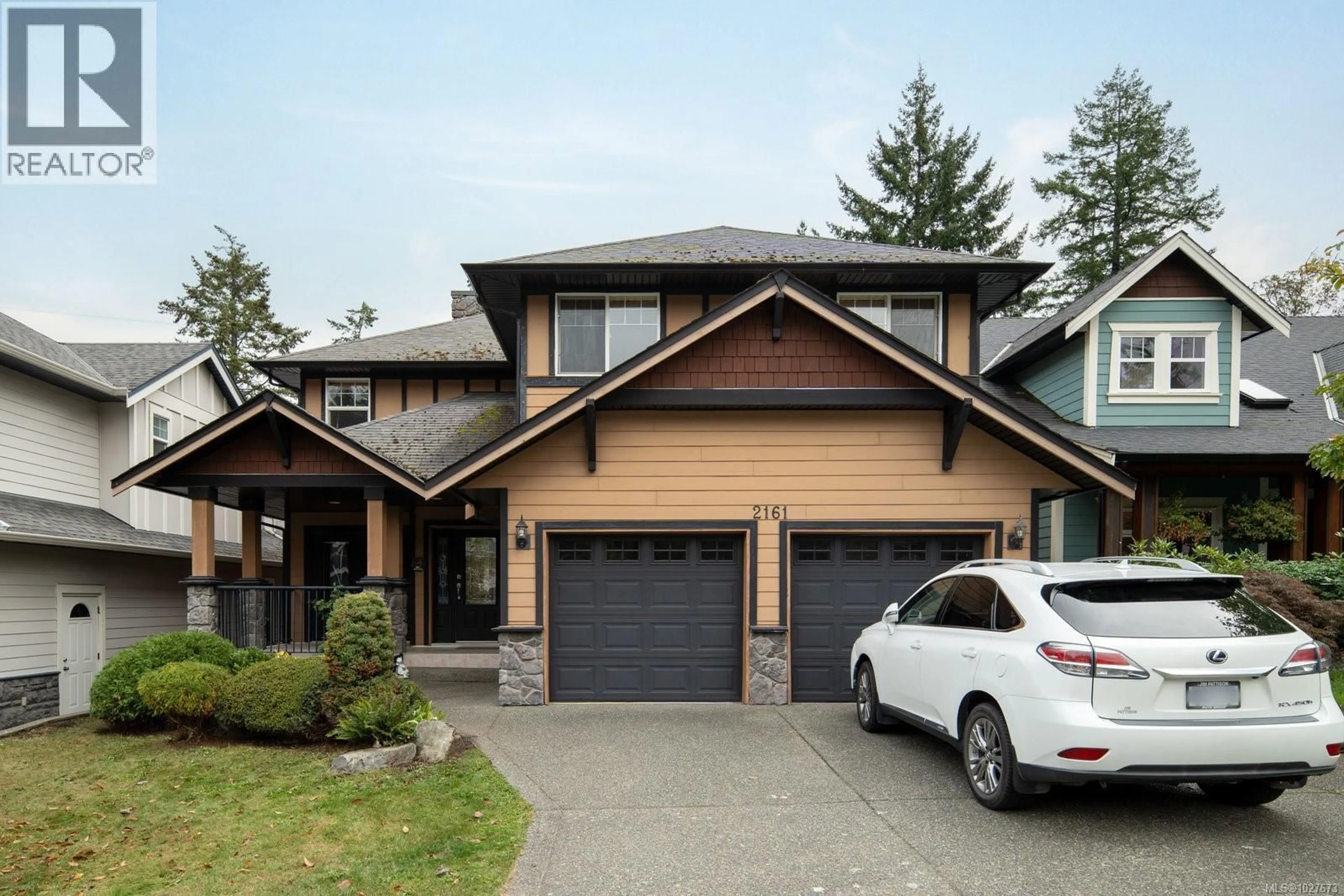 Home with vinyl exterior material, street for 2161 STONE GATE, Langford British Columbia V9B6R5
