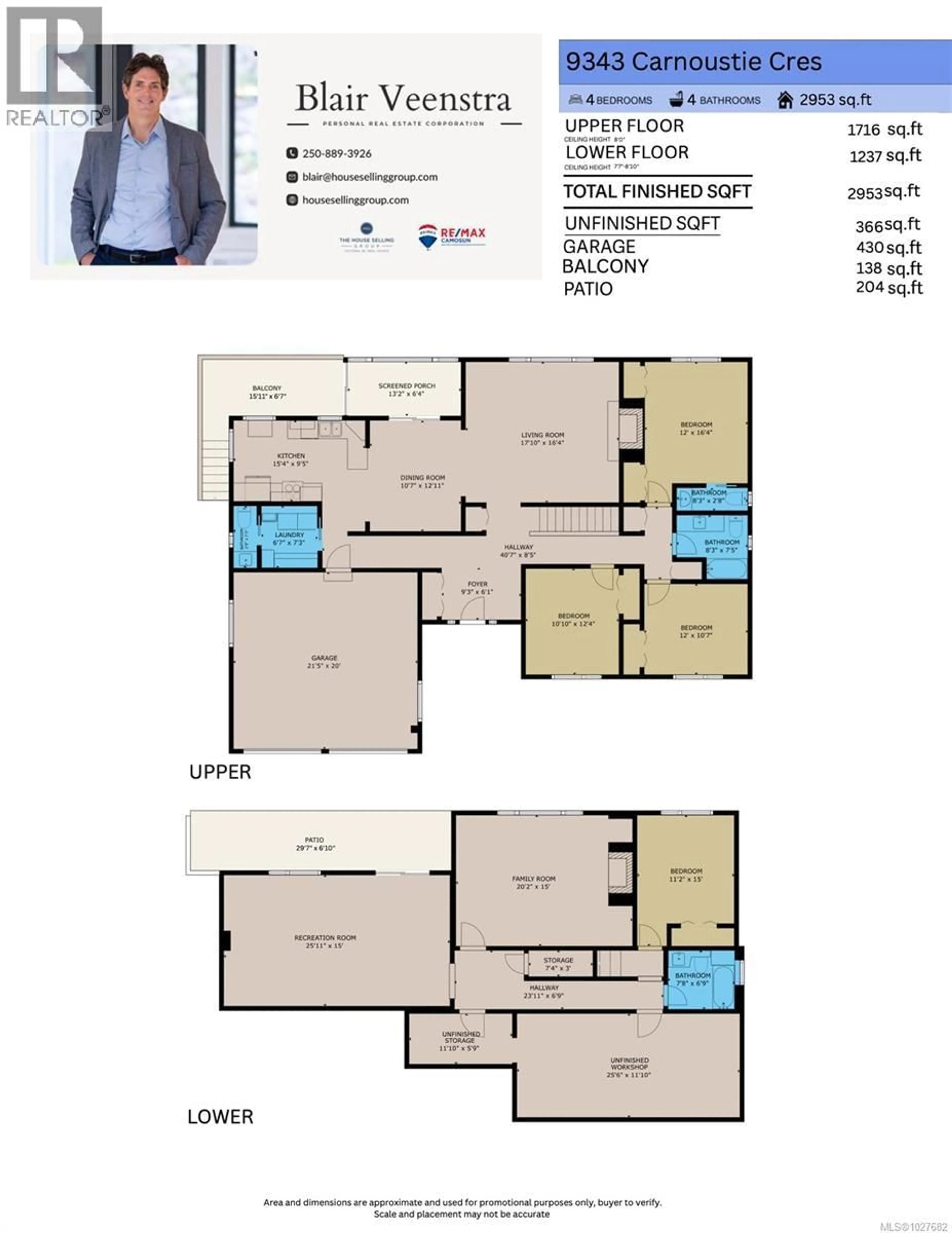 Floor plan for 9343 CARNOUSTIE CRESCENT, North Saanich British Columbia V8L5G7