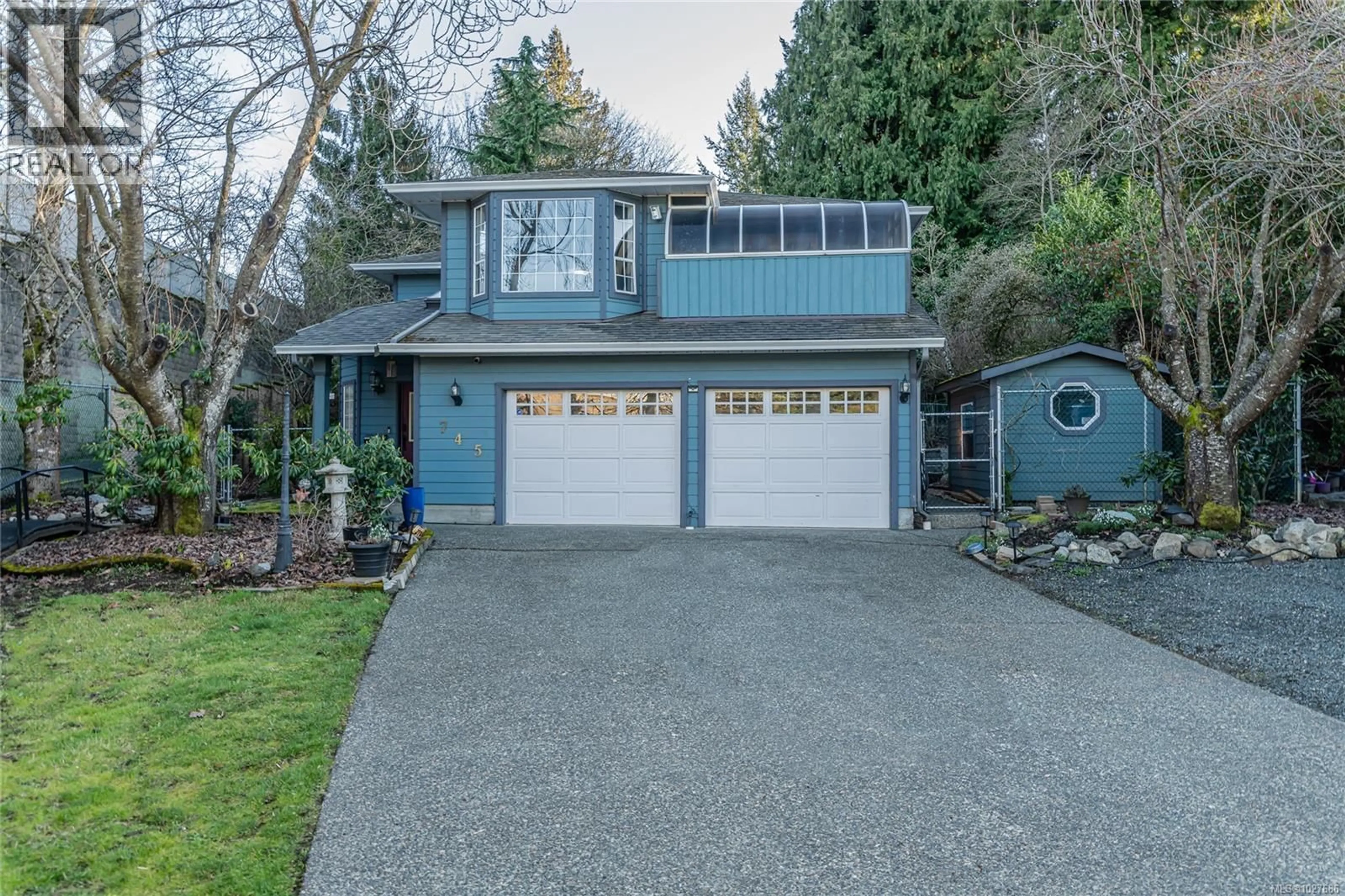 Home with vinyl exterior material, street for 745 CECIL BLOGG DRIVE, Colwood British Columbia V9B5N7