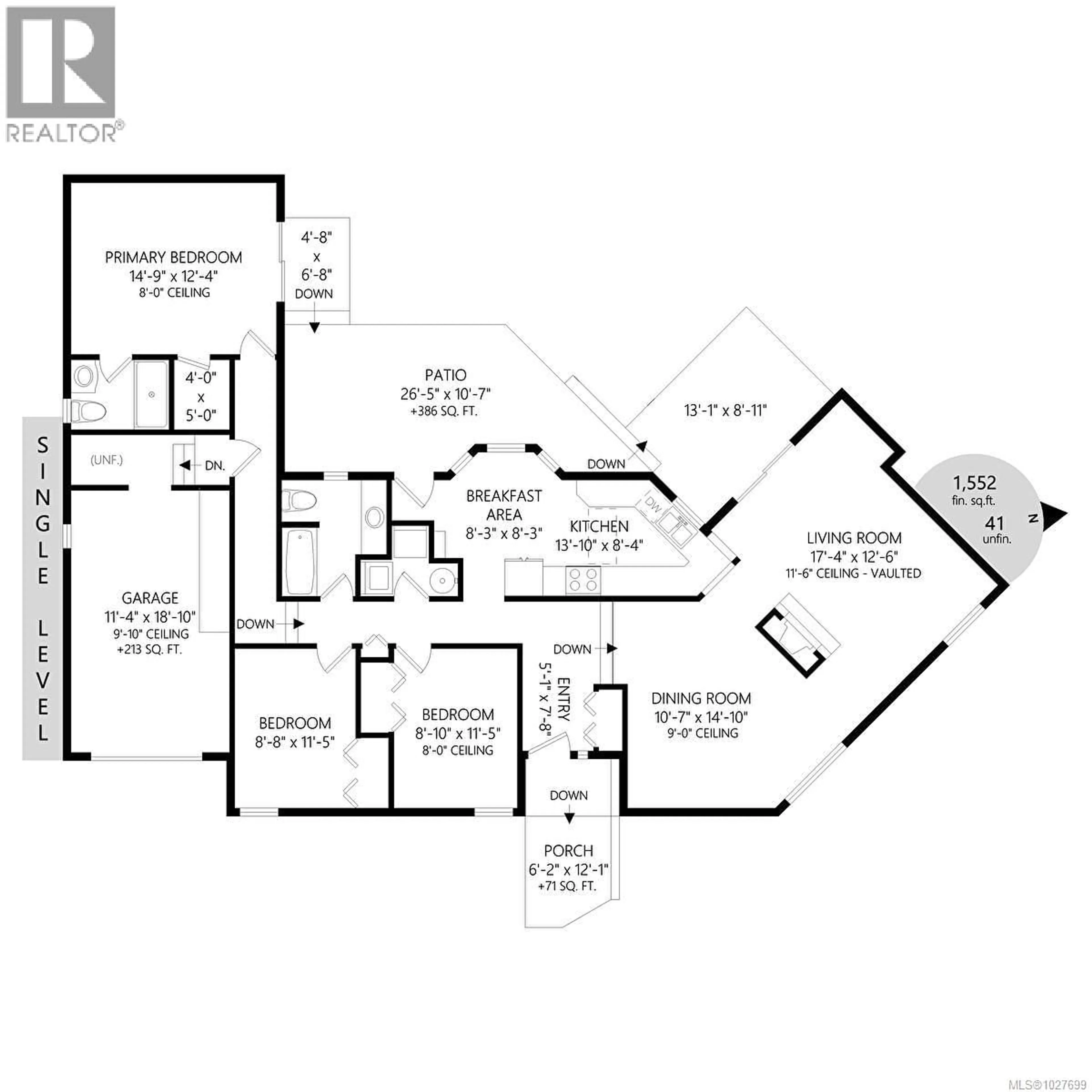 Floor plan for 3362 ST. TROY PLACE, Colwood British Columbia V8P4J1