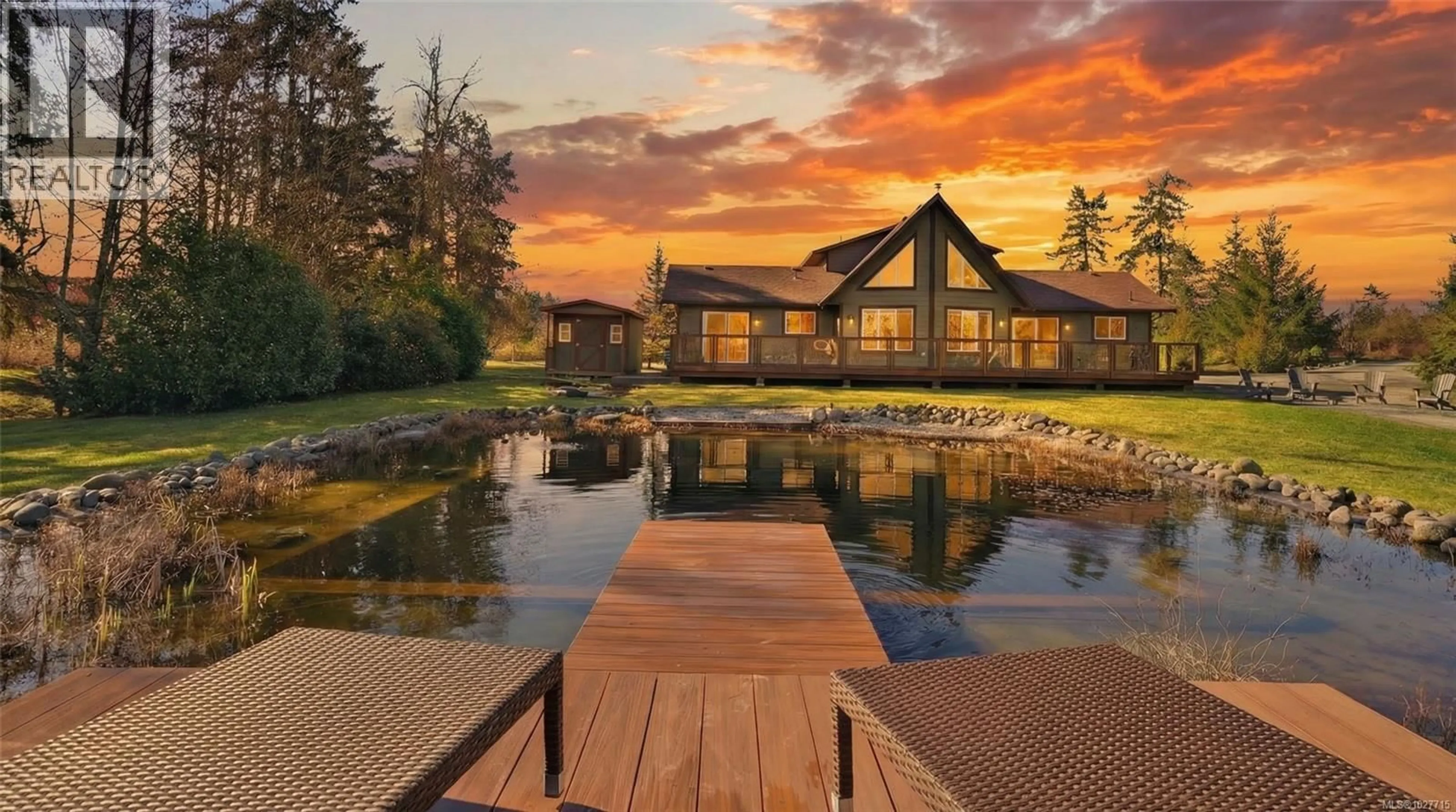 Patio, water/lake/river/ocean view for 2441 STAGHORN ROAD, Duncan British Columbia V9L6L7