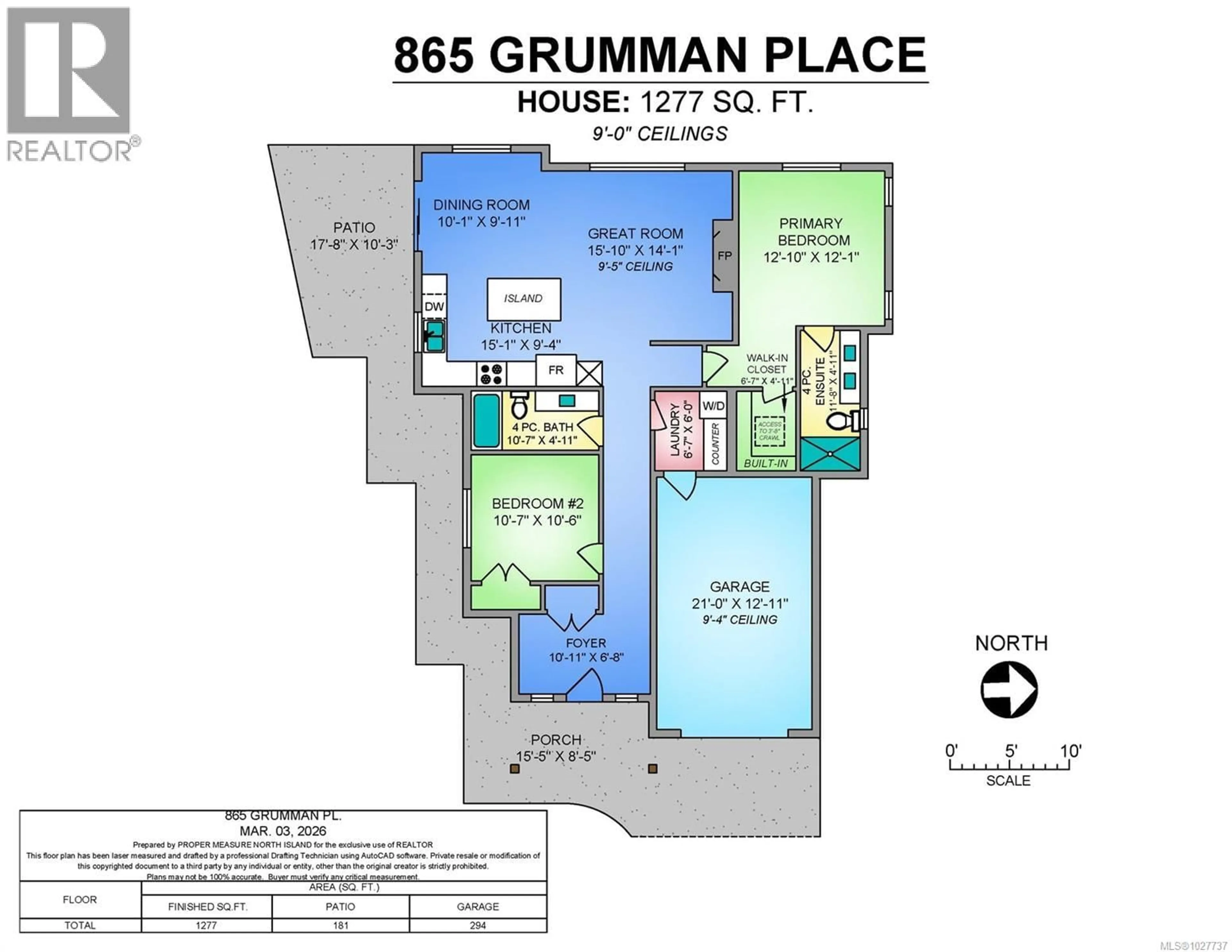 Floor plan for SL2 - 865 GRUMMAN PLACE, Comox British Columbia V9M4H9