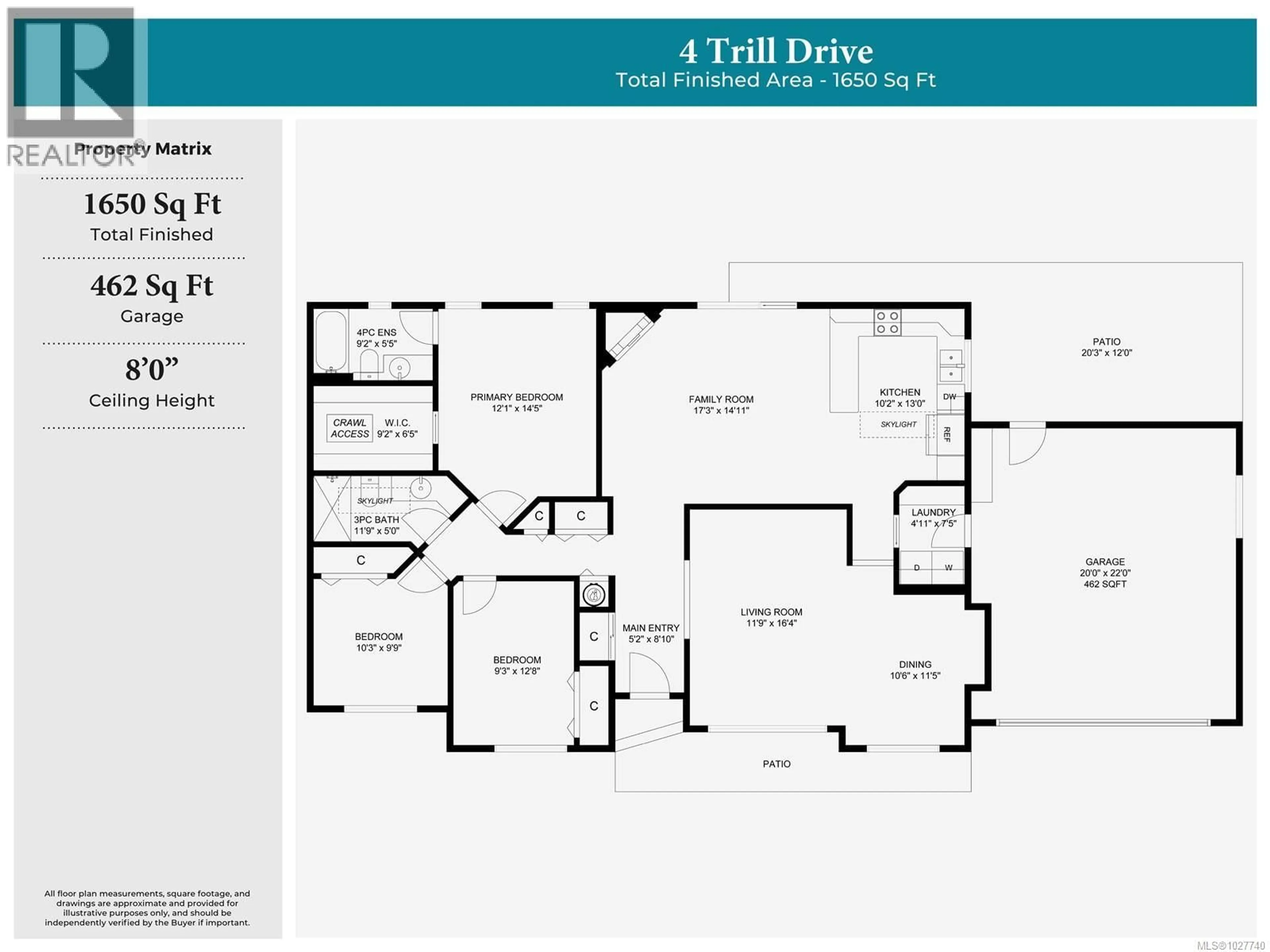 Floor plan for 4 TRILL DRIVE, Parksville British Columbia V9P2W6