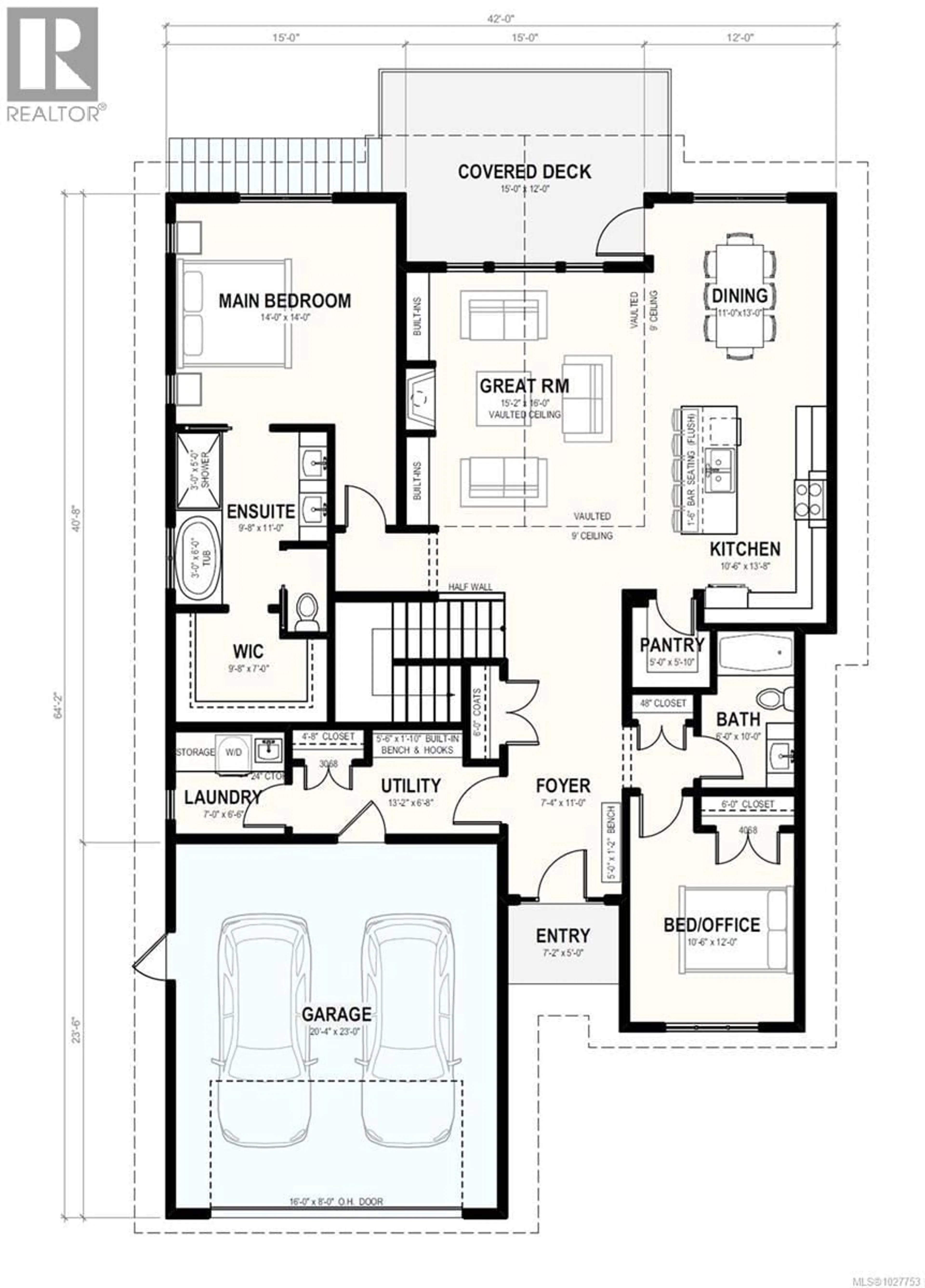 Floor plan for 1202 CROWN ISLE BOULEVARD, Courtenay British Columbia V9N0B6