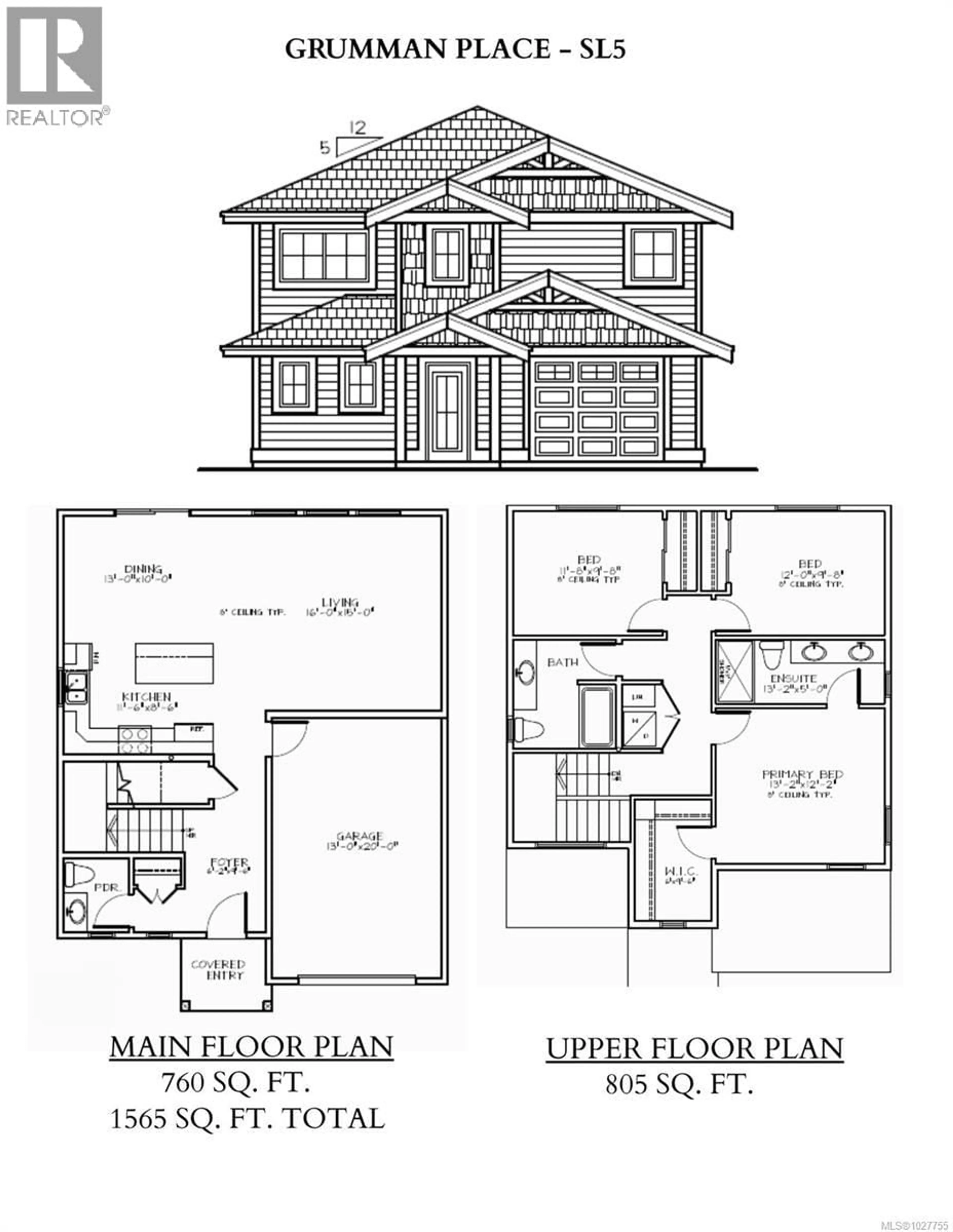 Floor plan for SL5 - 865 GRUMMAN PLACE, Comox British Columbia V9M4H9