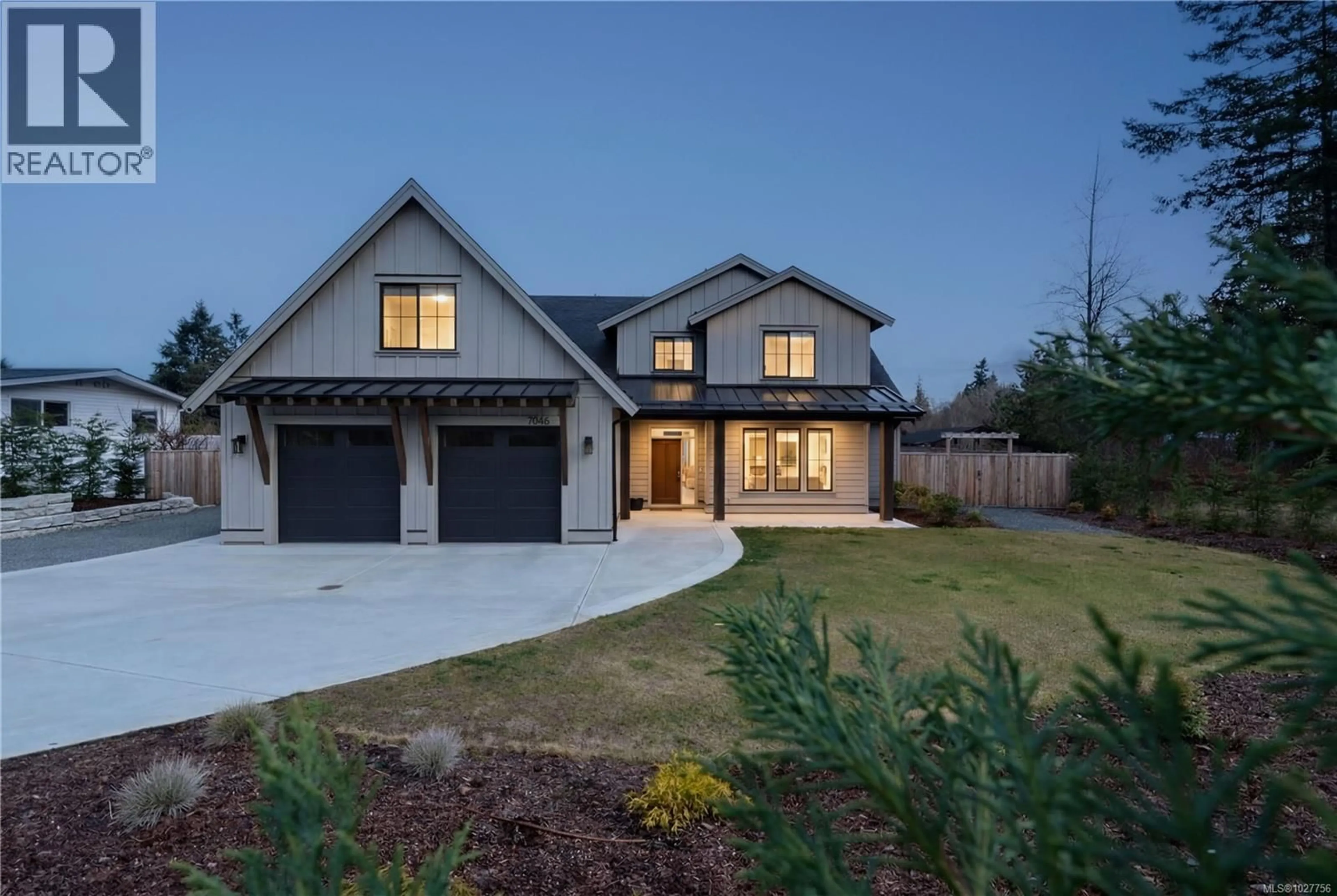 Home with brick exterior material, street for 7046 LELAND ROAD, Lantzville British Columbia V0R2H0