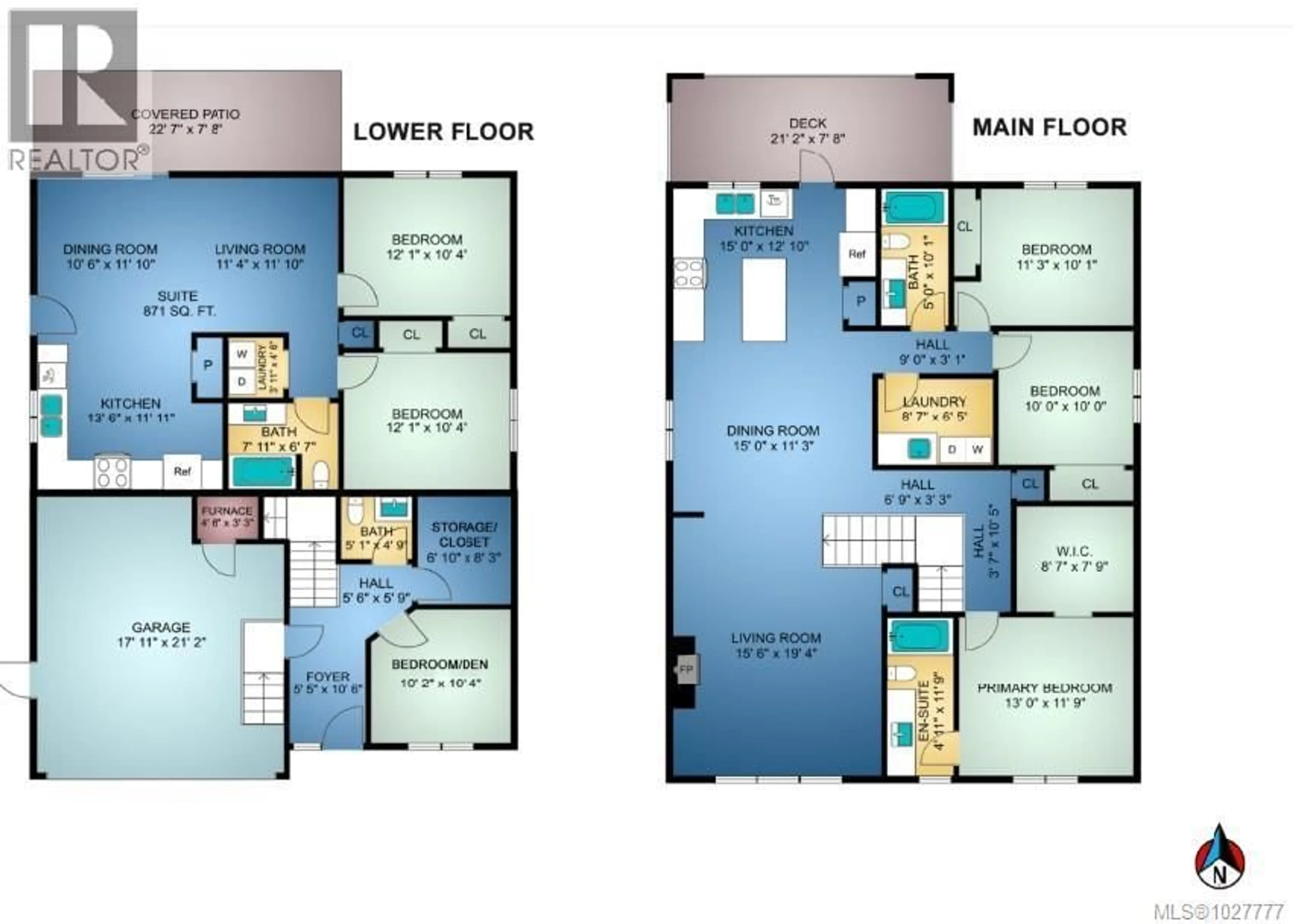 Floor plan for 2021 OAKHILL PLACE, Duncan British Columbia V9L0J2