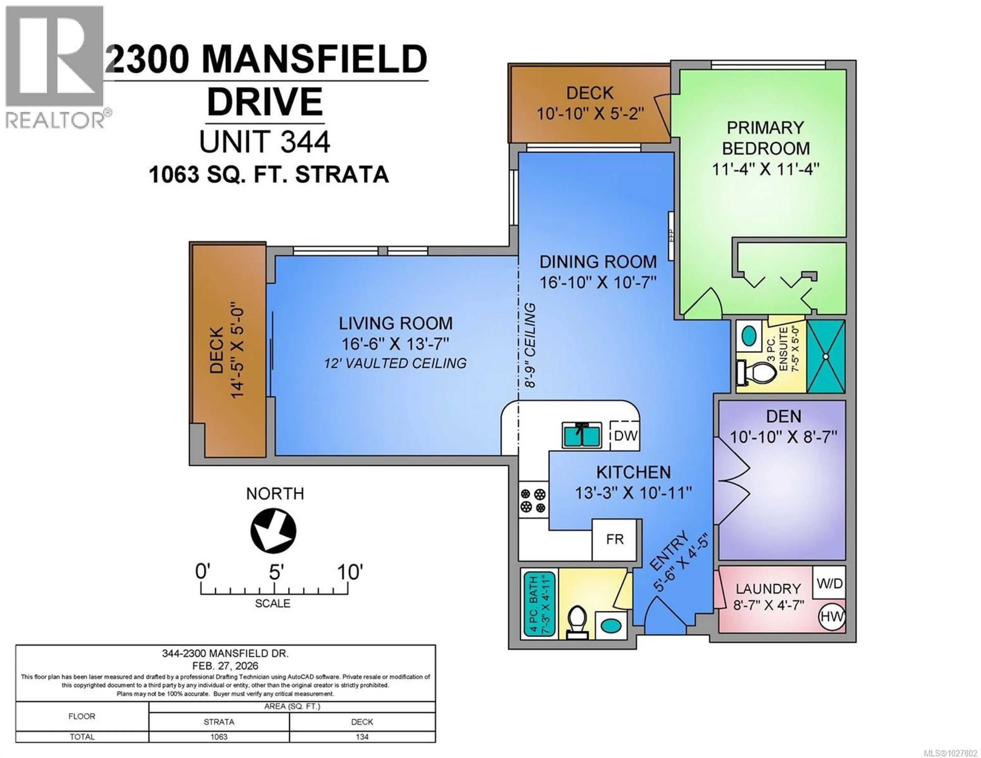 Floor plan for 344 - 2300 MANSFIELD DRIVE, Courtenay British Columbia V9N3S3