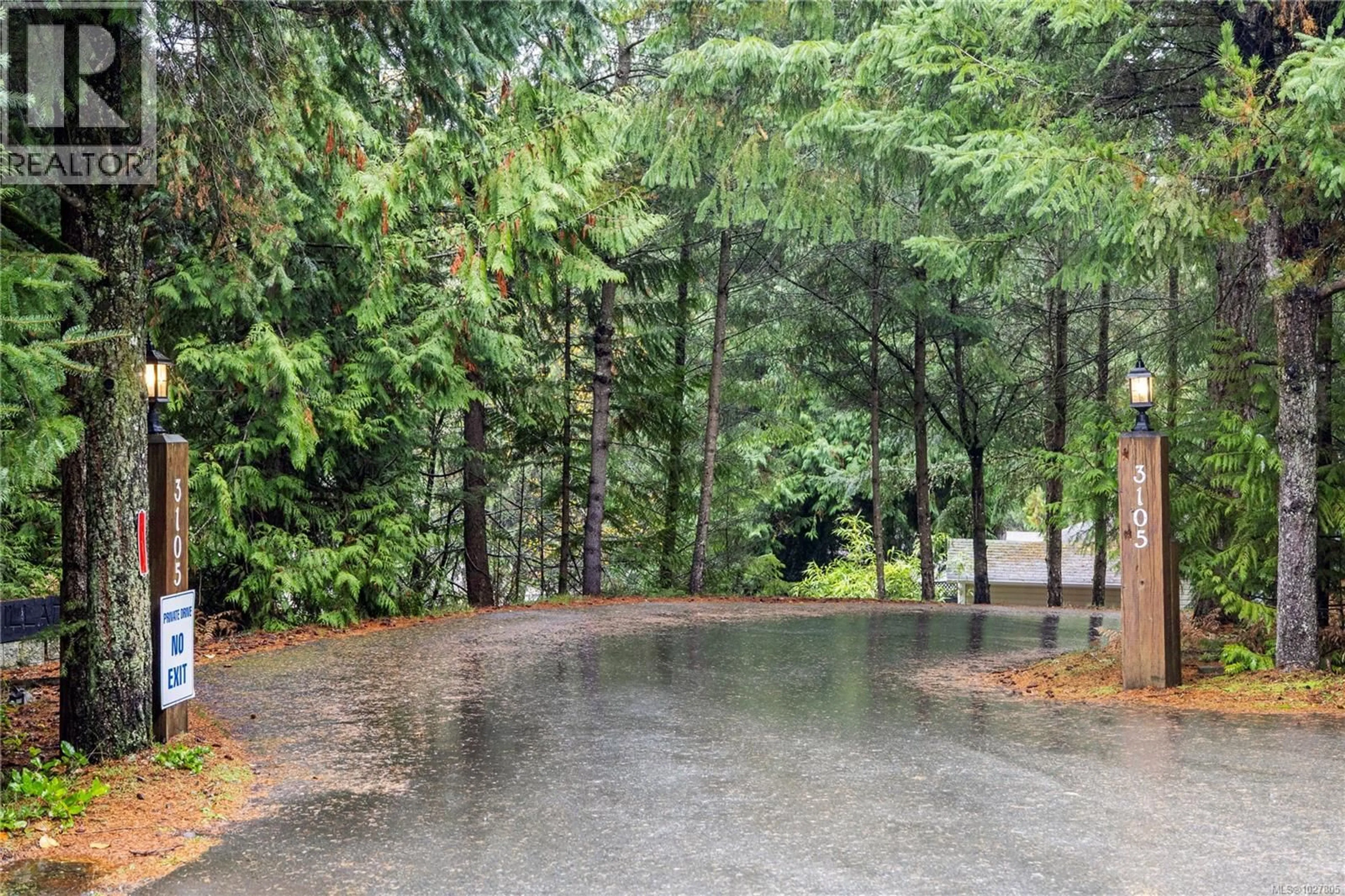 Patio, forest/trees view for 107 - 3105 RINVOLD ROAD, Hilliers British Columbia V9K2R7