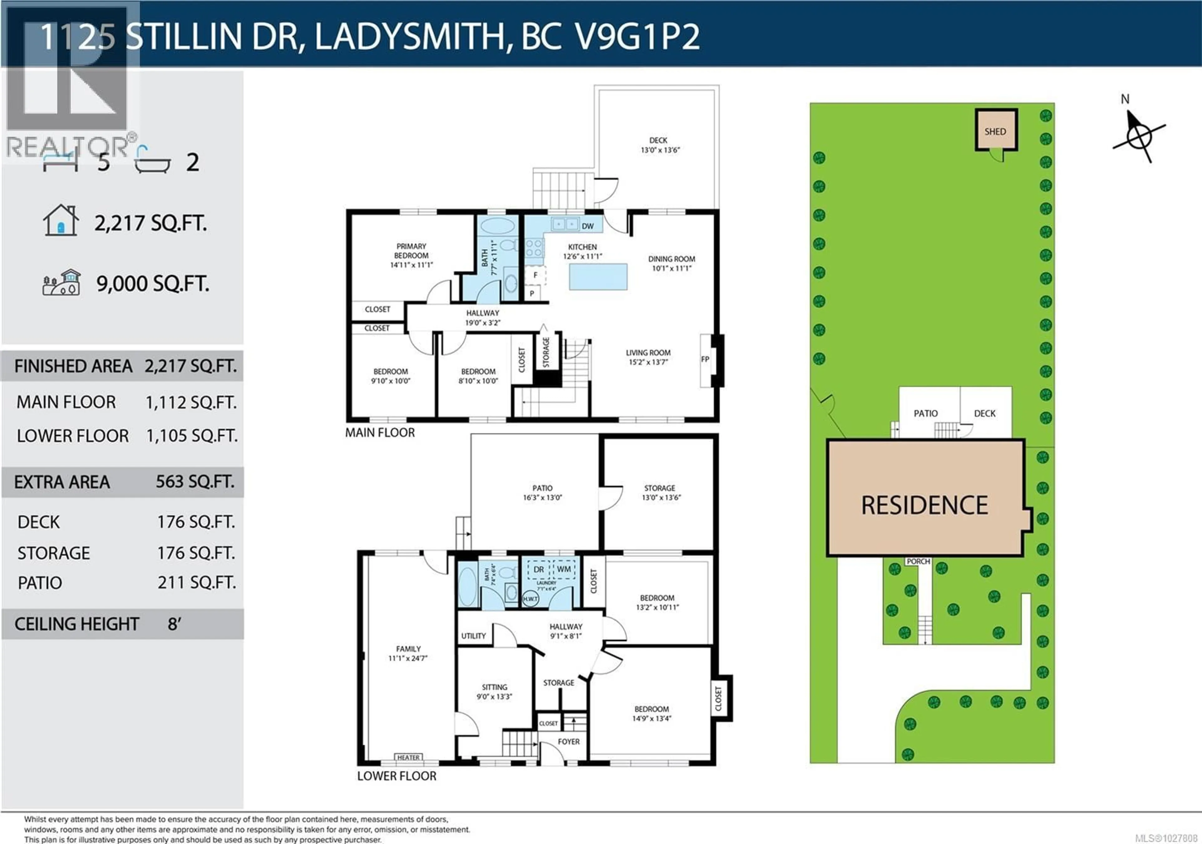 Floor plan for 1125 STILLIN DRIVE, Ladysmith British Columbia V9G1P2