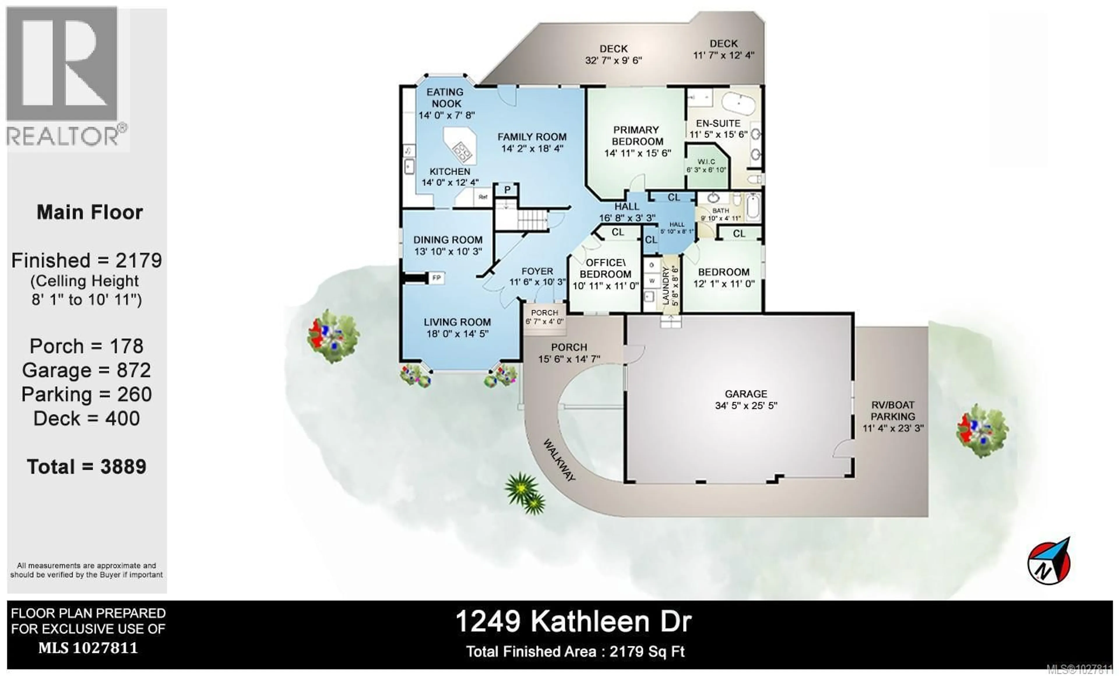 Floor plan for 1249 KATHLEEN DRIVE, Duncan British Columbia V9L5R7