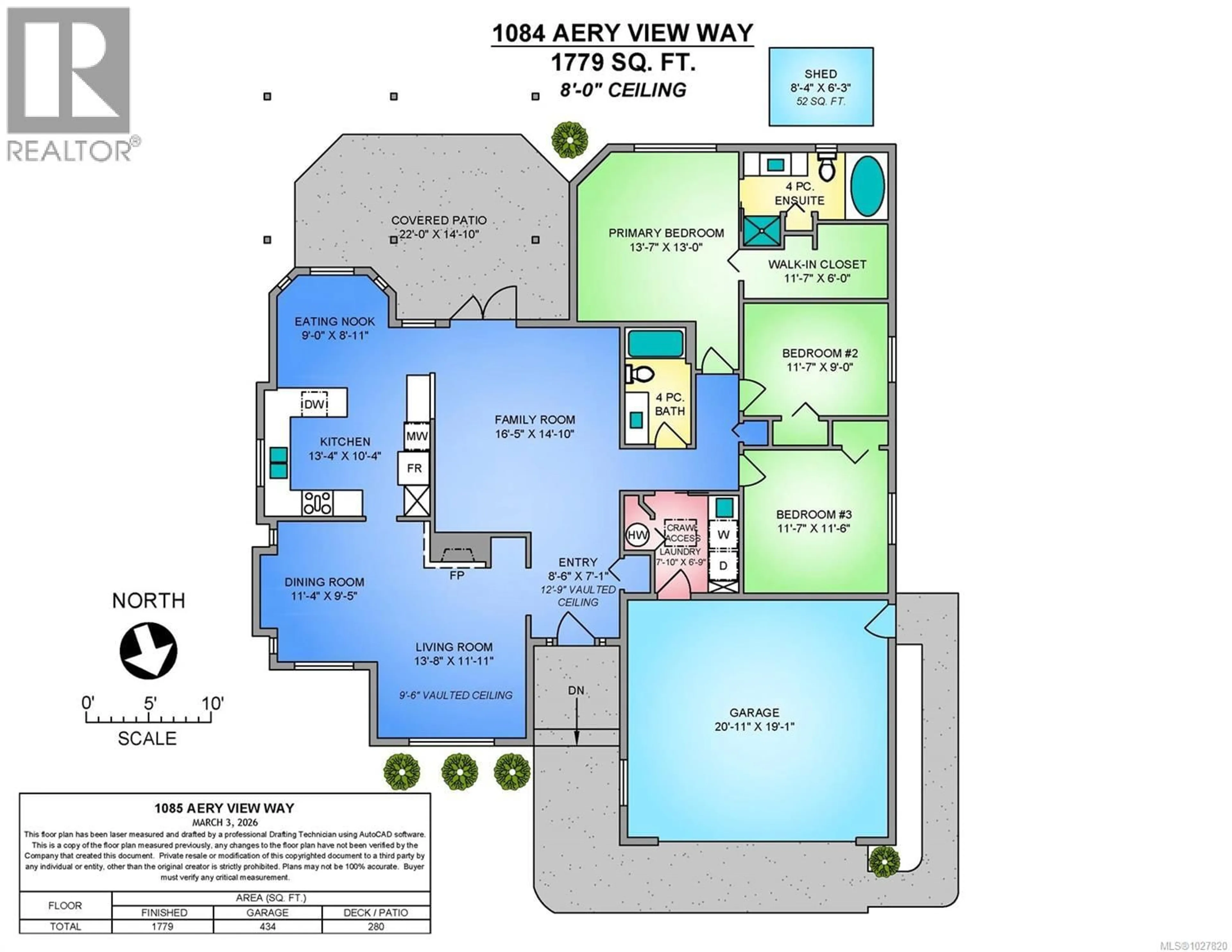Floor plan for 1084 AERY VIEW WAY, Parksville British Columbia V9P2N9