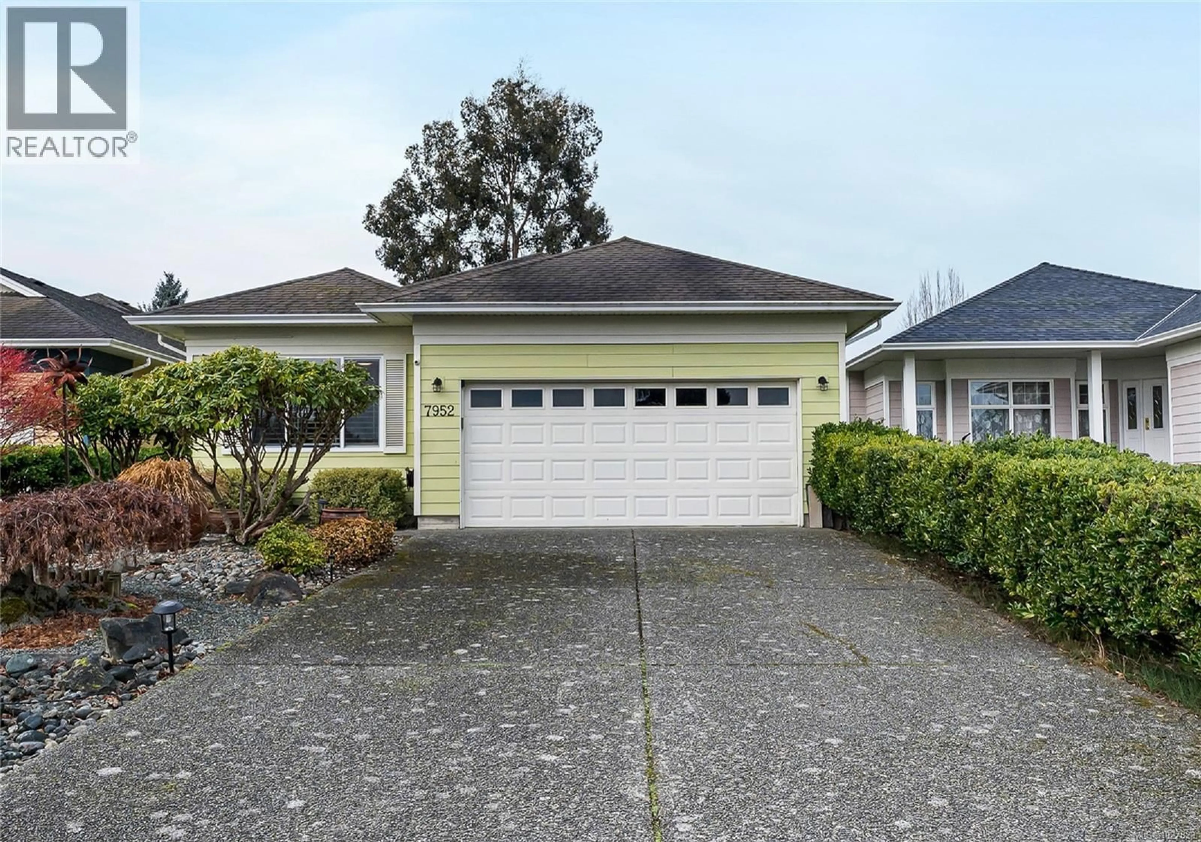 Home with vinyl exterior material, street for 7952 POLO PARK CRESCENT, Central Saanich British Columbia V8M2J4