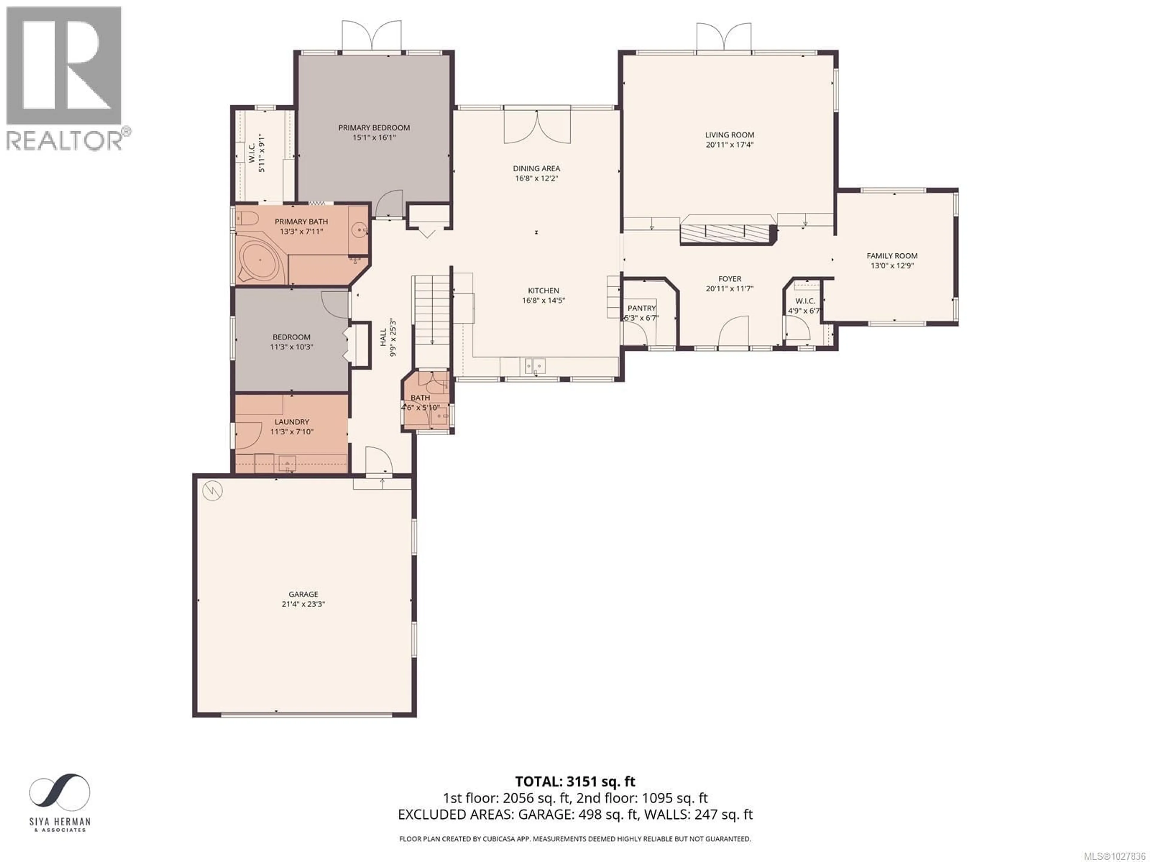 Floor plan for 2345 BUCKTAIL PLACE, Nanoose Bay British Columbia V9P9L5