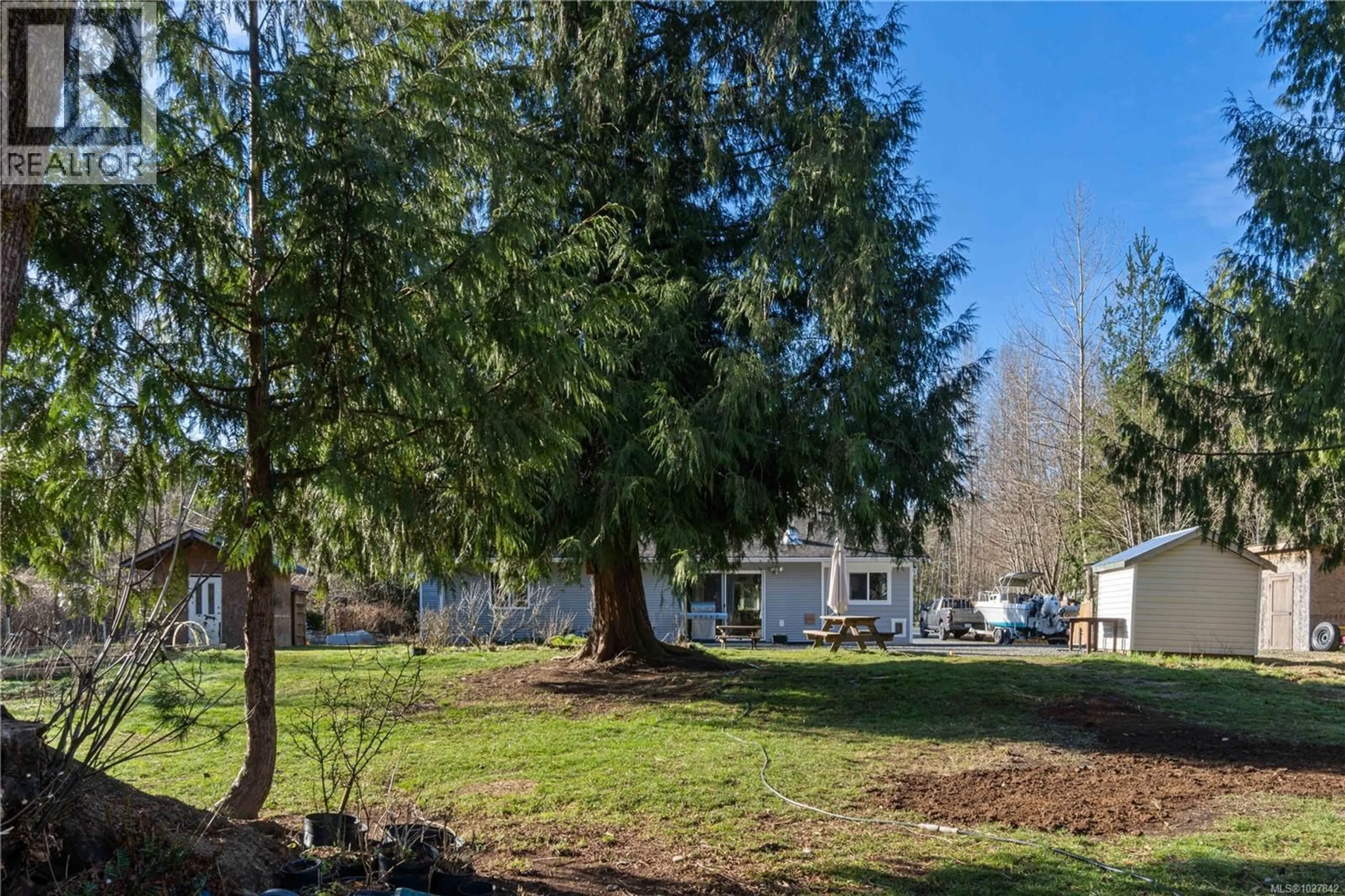 A pic from outside/outdoor area/front of a property/back of a property/a pic from drone, forest/trees view for 1726 SETTLER ROAD, Qualicum Beach British Columbia V9K2R6