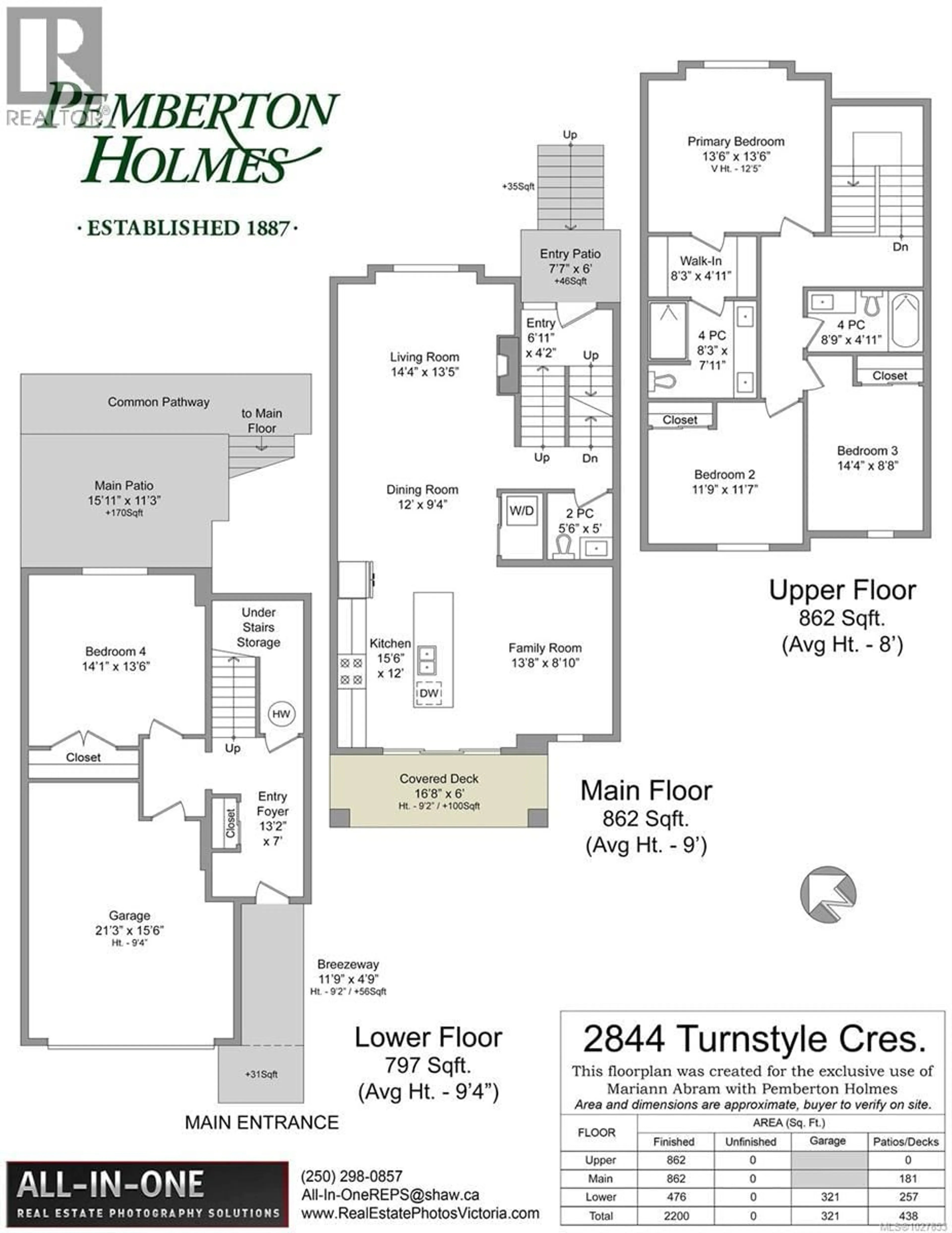 Floor plan for 2844 TURNSTYLE CRESCENT, Langford British Columbia V9B0T8