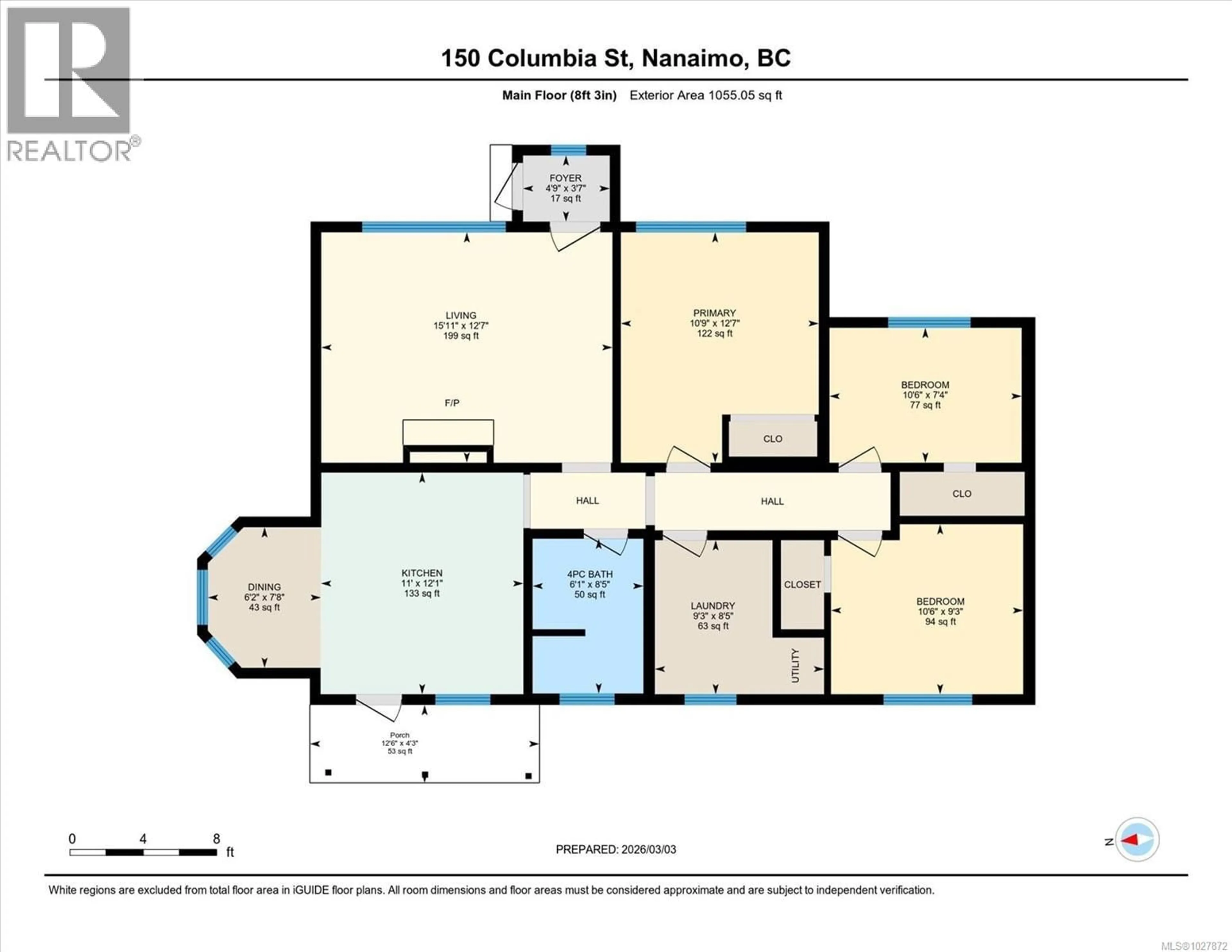 Floor plan for 150 COLUMBIA STREET, Nanaimo British Columbia V9R4L9