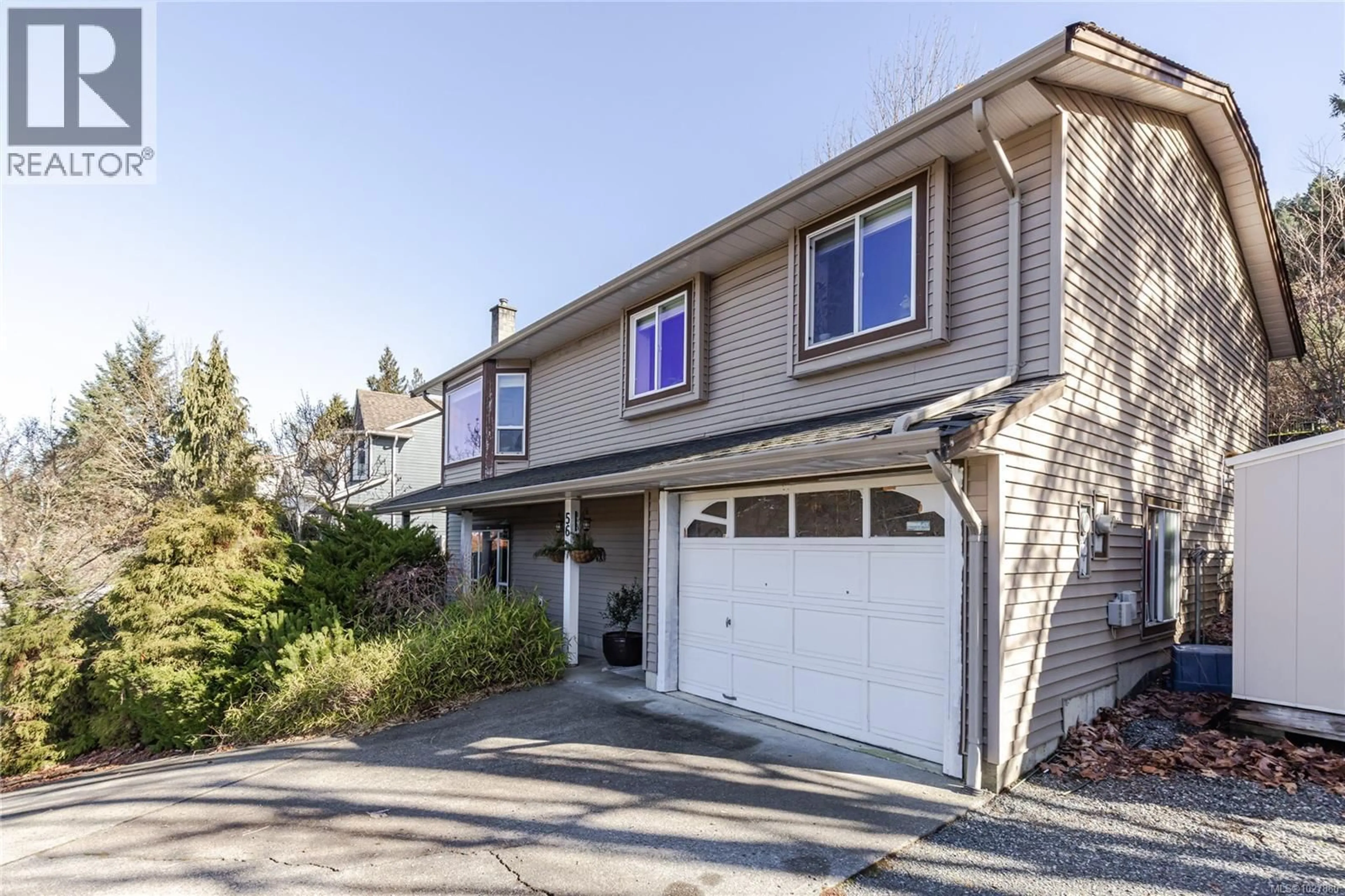 Home with vinyl exterior material, street for 56 PORTER ROAD, Nanaimo British Columbia V9X1B6