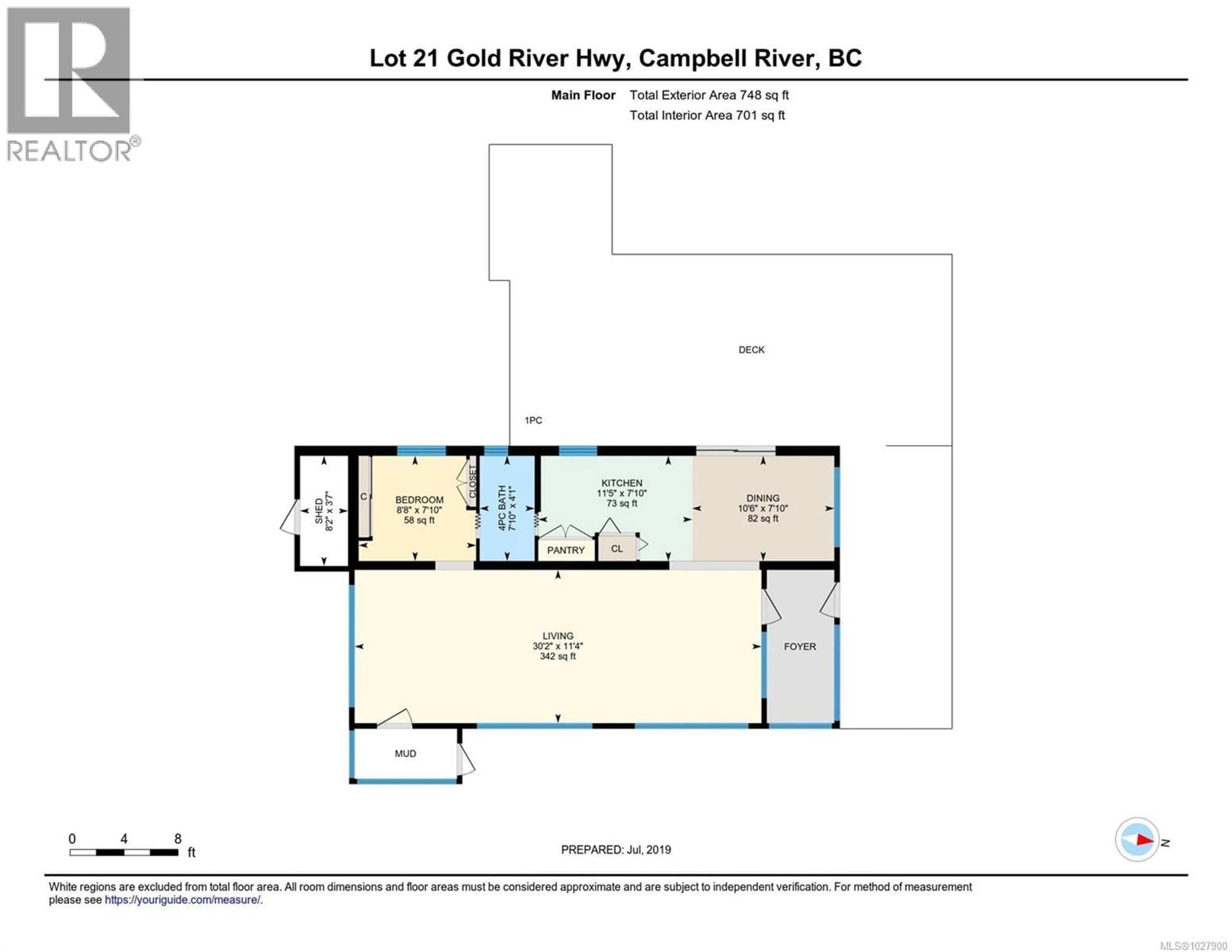 Floor plan for Lt 20&21 GOLD RIVER HIGHWAY, Campbell River British Columbia V9H1P1