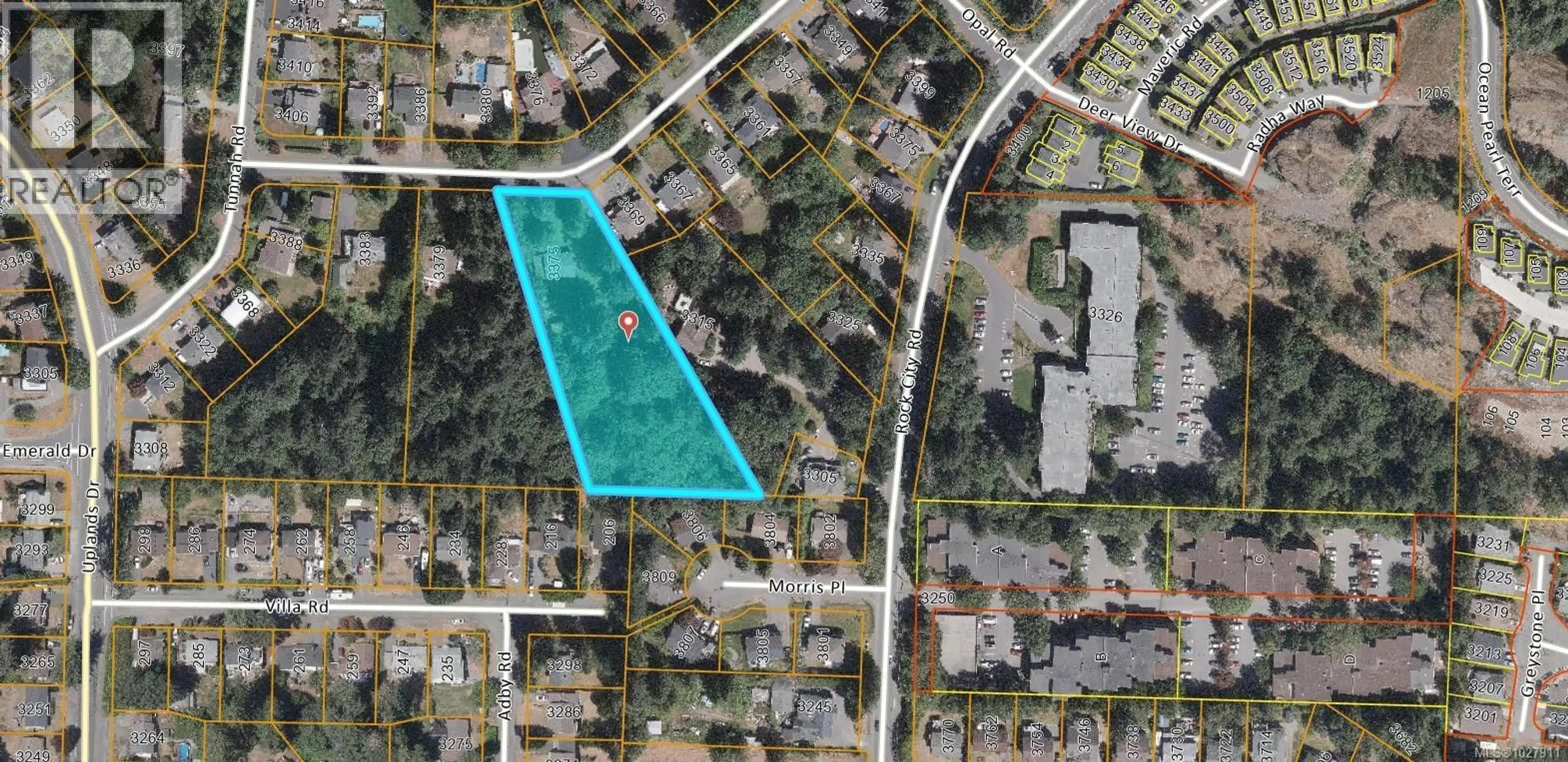 Picture of a map for 3375 OPAL ROAD, Nanaimo British Columbia V9T2V6