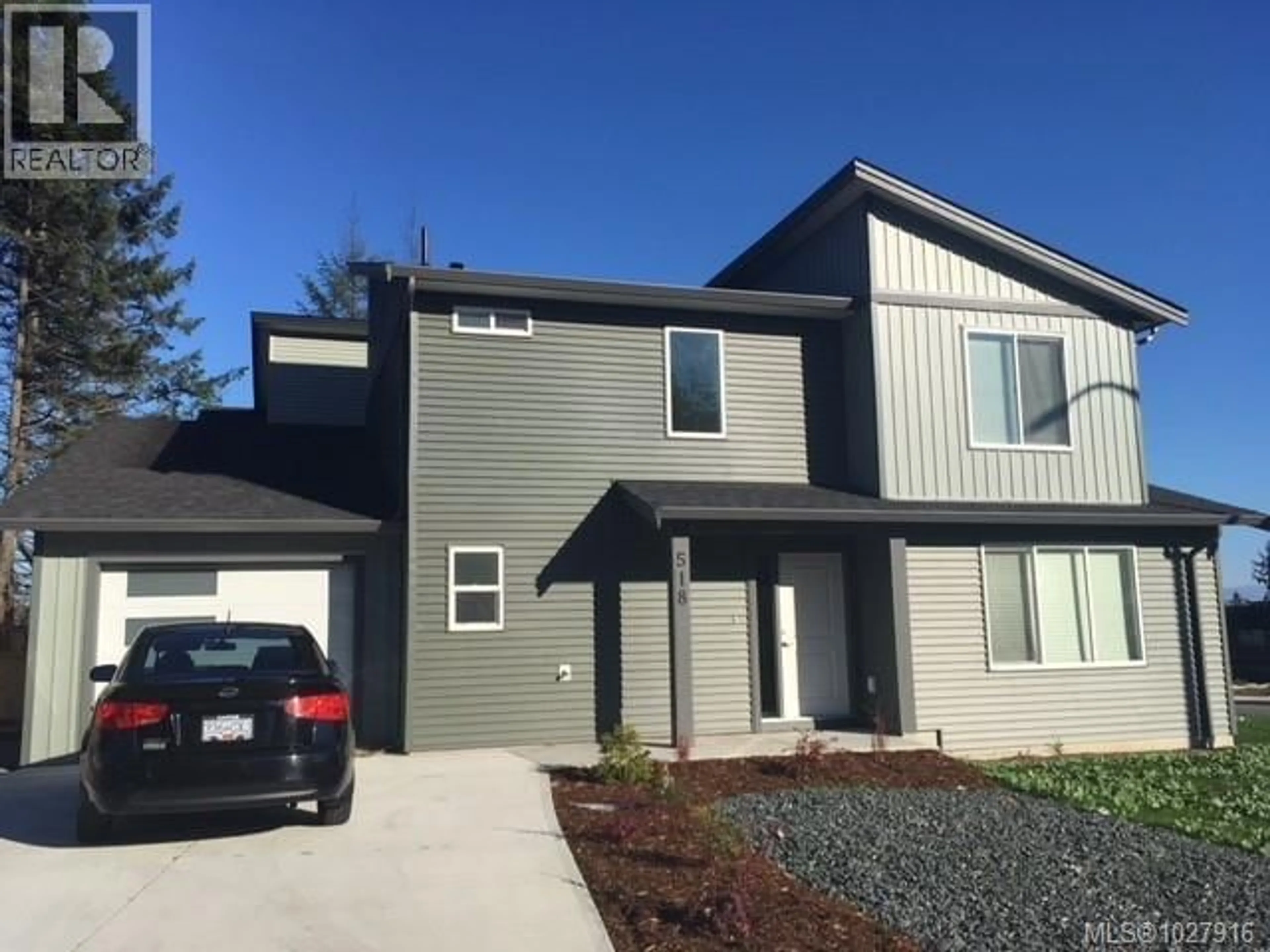Home with vinyl exterior material, street for 518 STEEVES ROAD, Nanaimo British Columbia V9R0H8