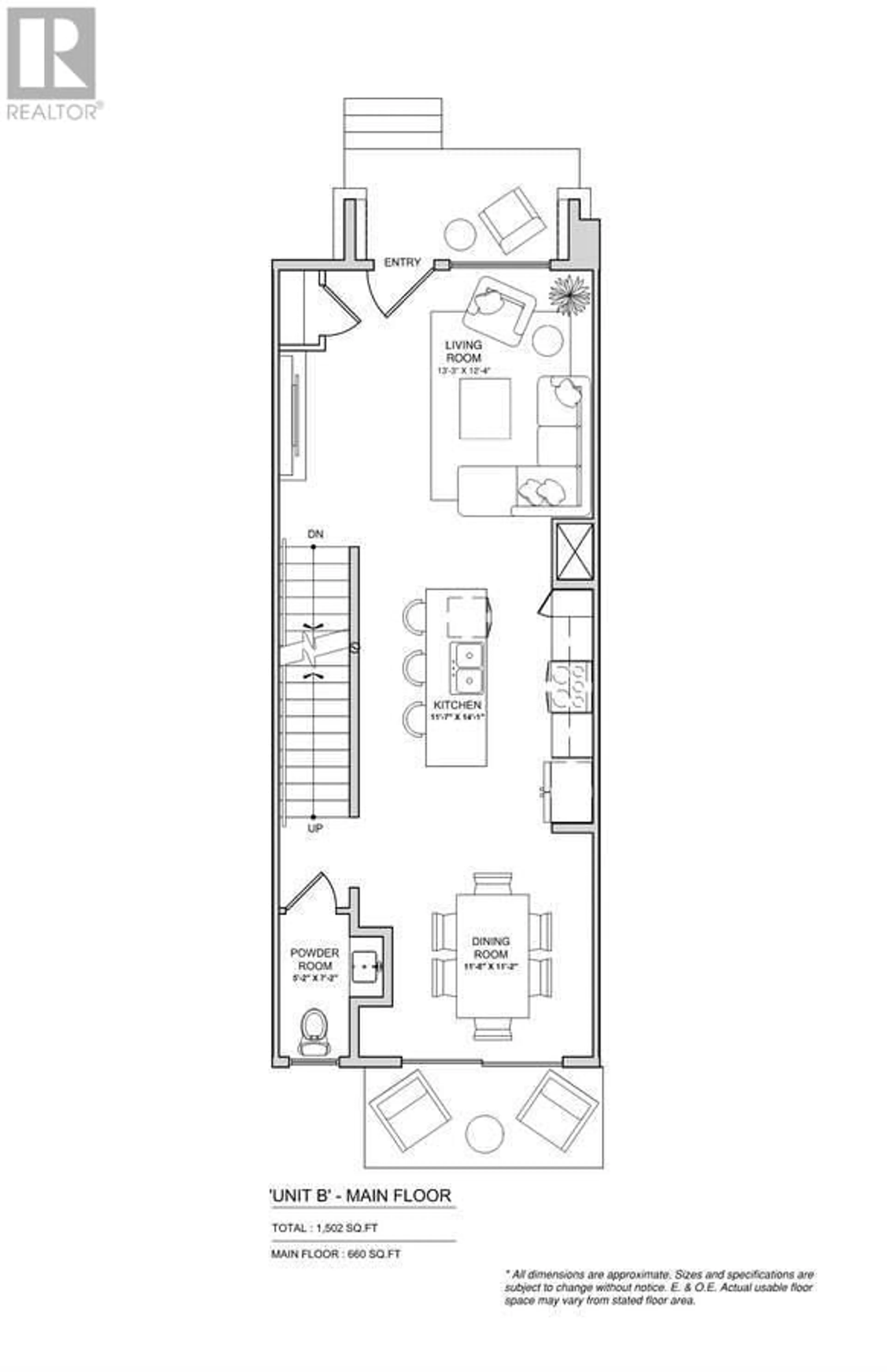 Floor plan for 1550 Union Road Unit# 27, Kelowna British Columbia V1V2W4