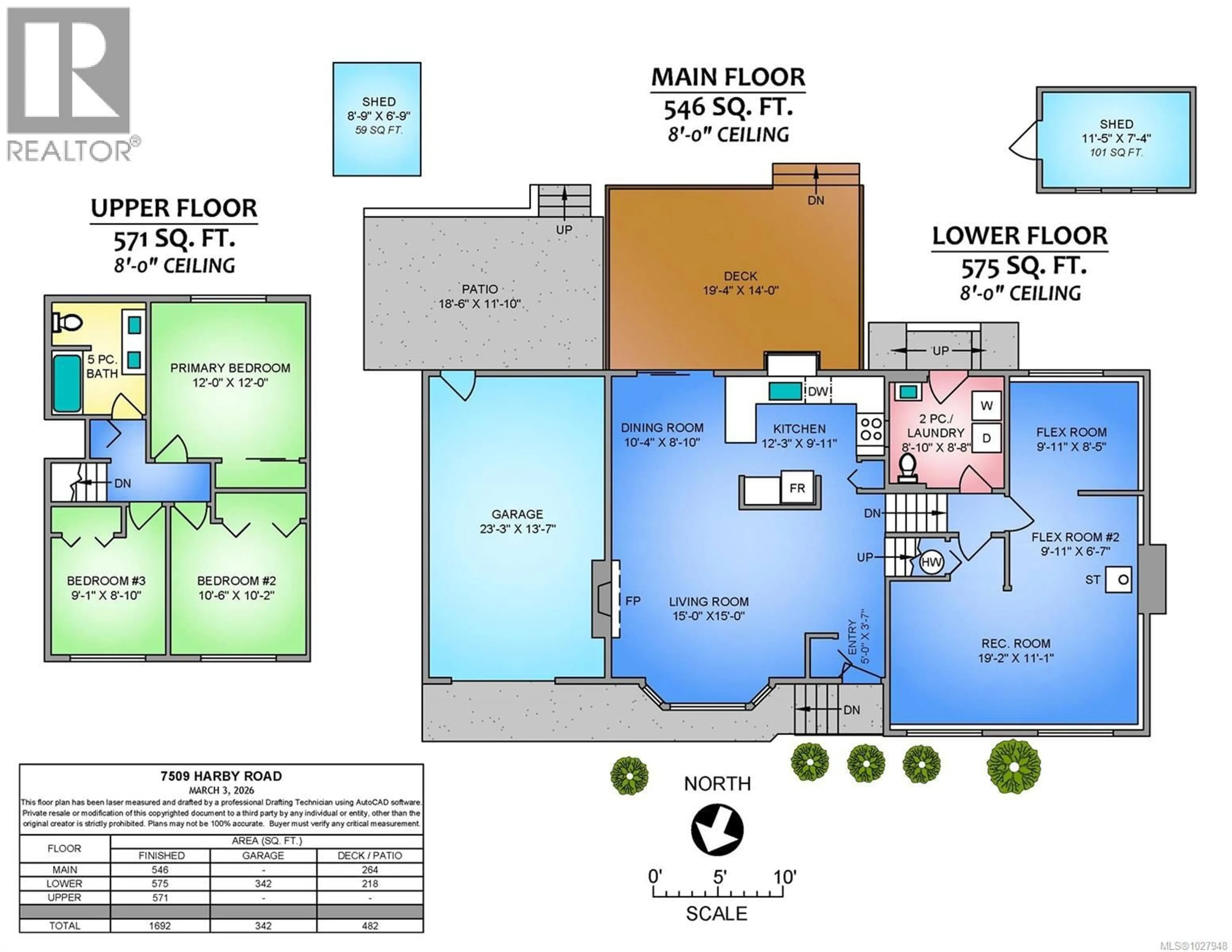 Floor plan for 7509 HARBY ROAD, Lantzville British Columbia V0R2H0