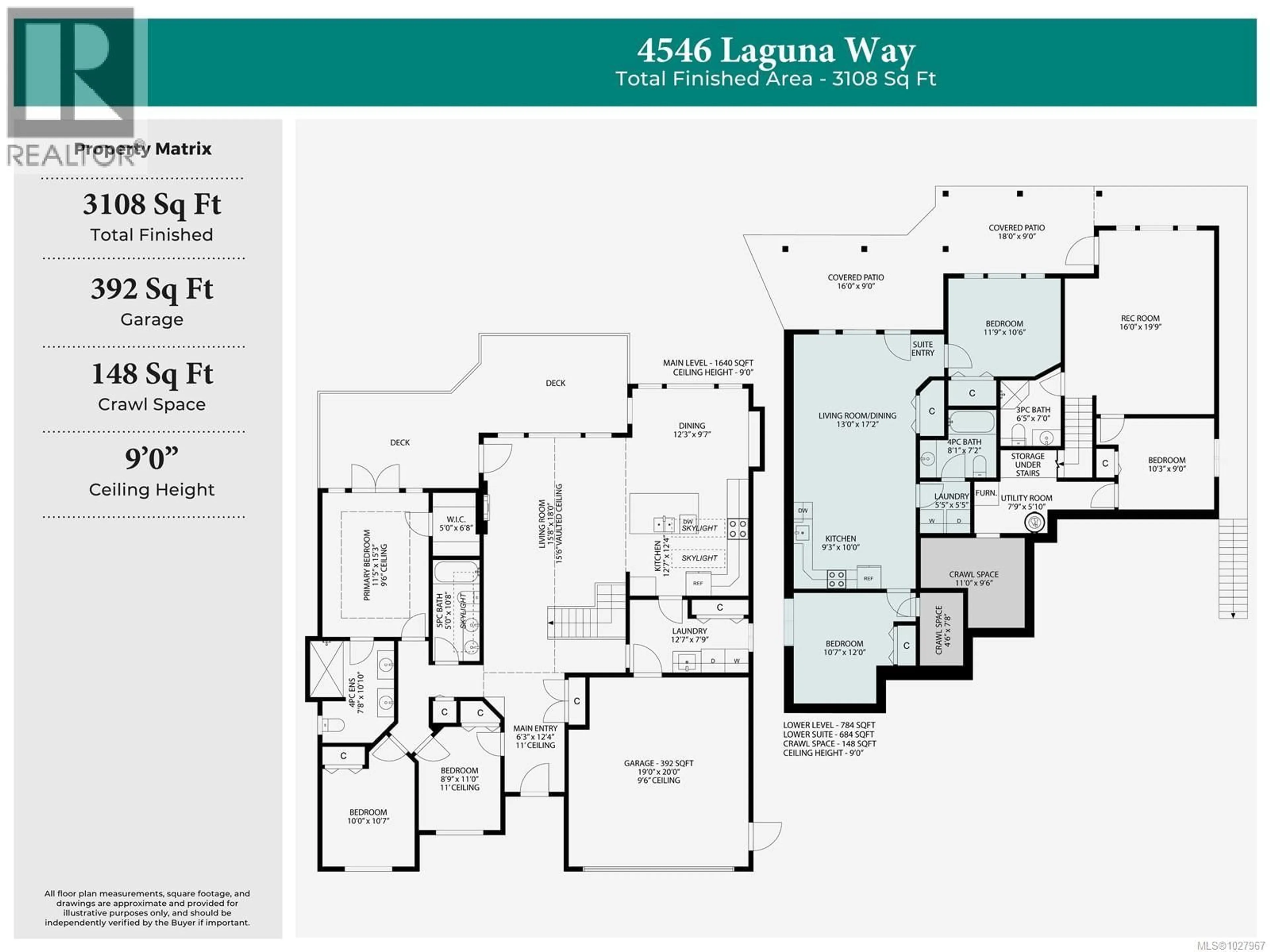 Floor plan for 4546 LAGUNA WAY, Nanaimo British Columbia V9T0A8