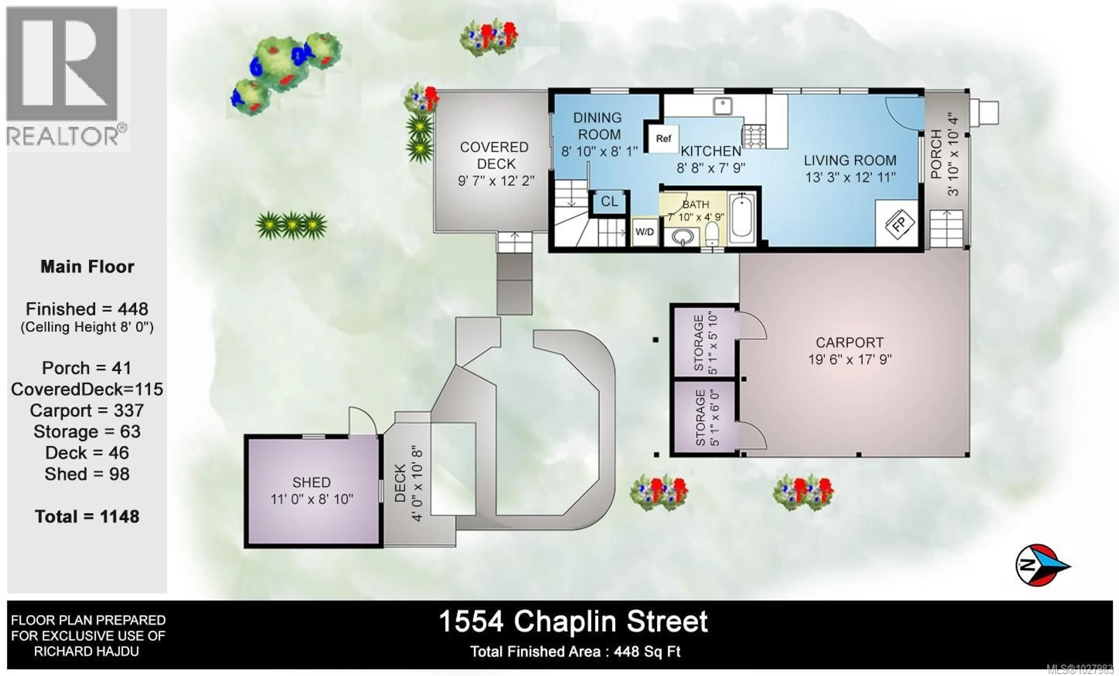 Floor plan for 1554 CHAPLIN STREET, Crofton British Columbia V9L1R0