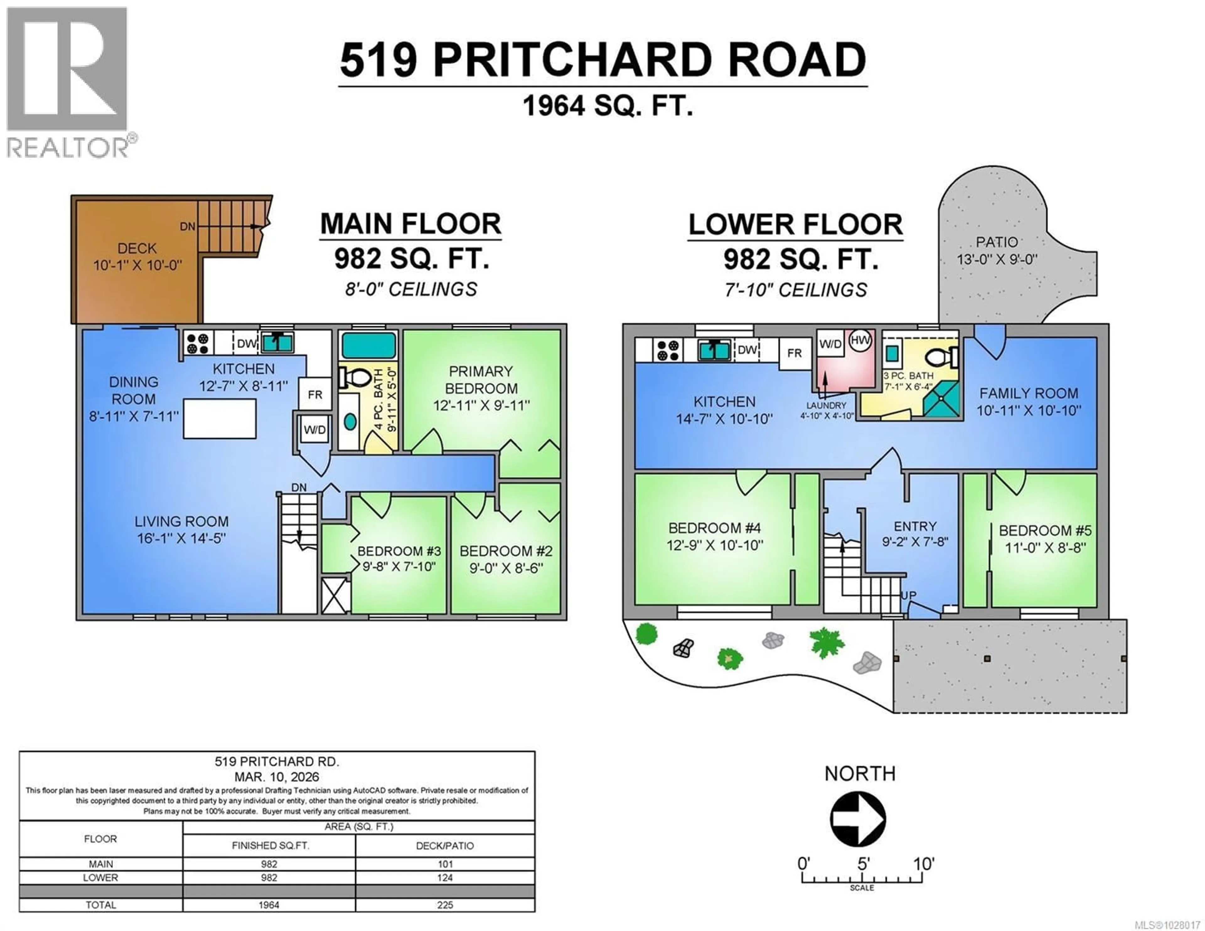 Floor plan for 519 PRITCHARD ROAD, Comox British Columbia V9M3H9
