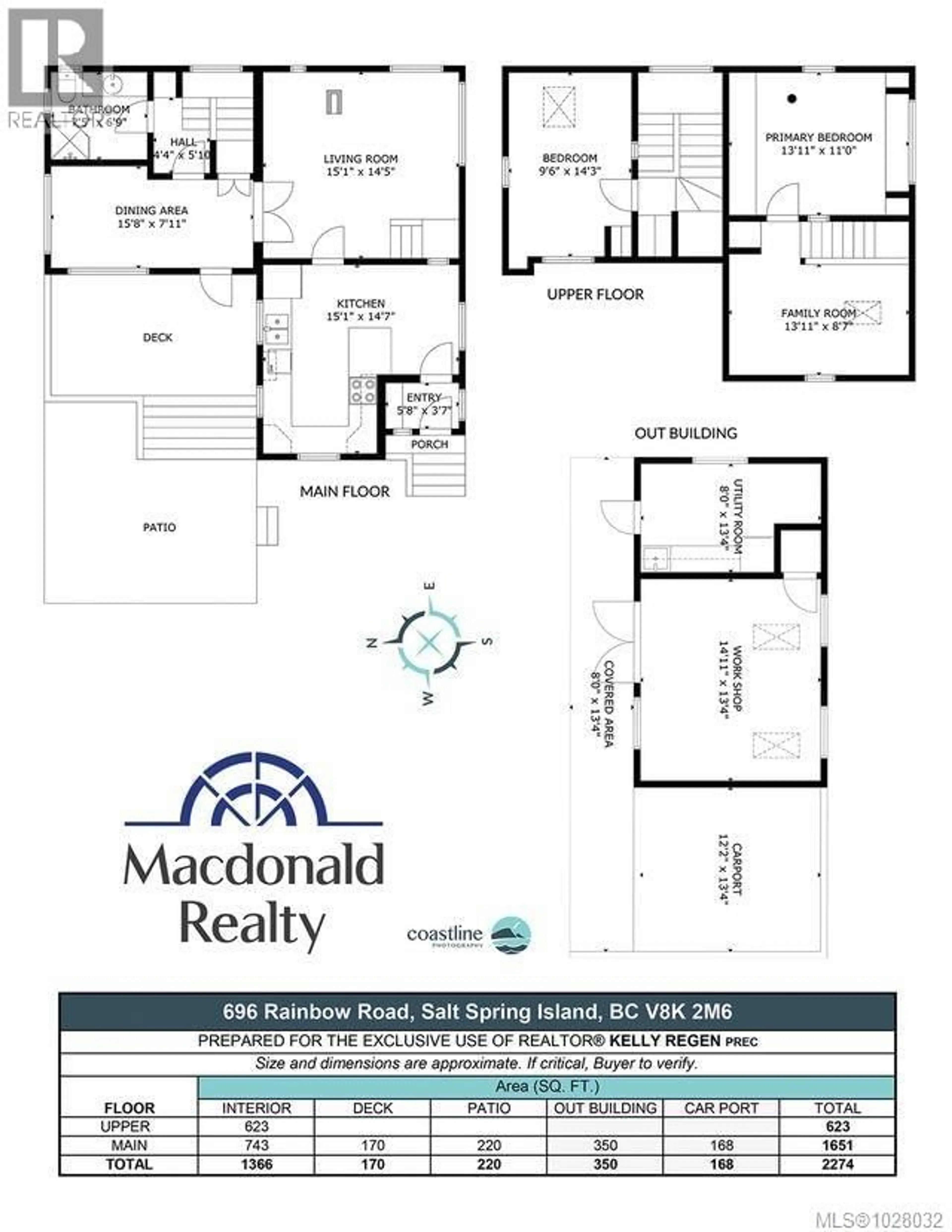 Floor plan for 696 RAINBOW ROAD, Salt Spring British Columbia V8K2M6