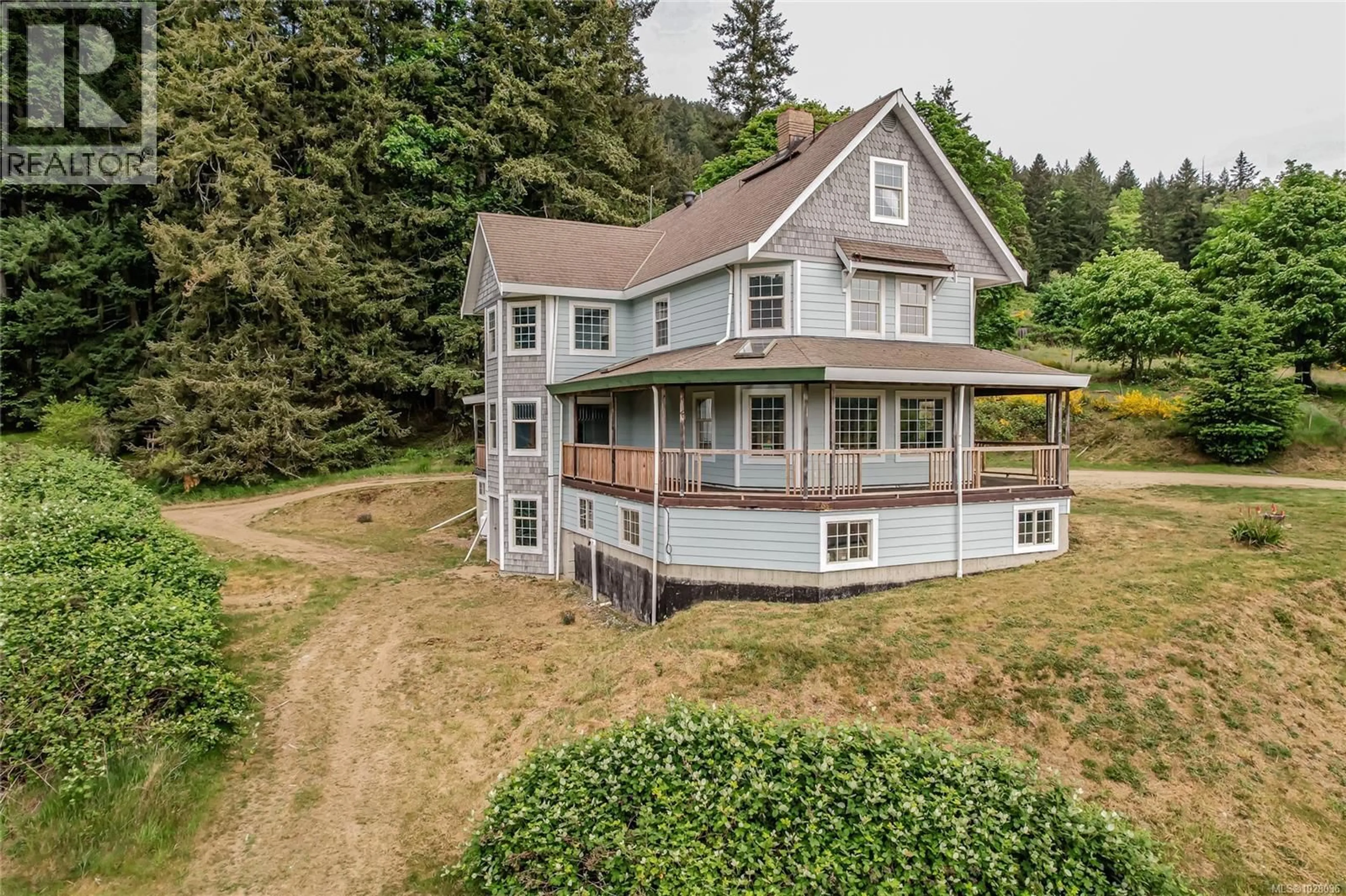 A pic from outside/outdoor area/front of a property/back of a property/a pic from drone, water/lake/river/ocean view for 1832 FULFORD-GANGES ROAD, Salt Spring British Columbia V8K2A5