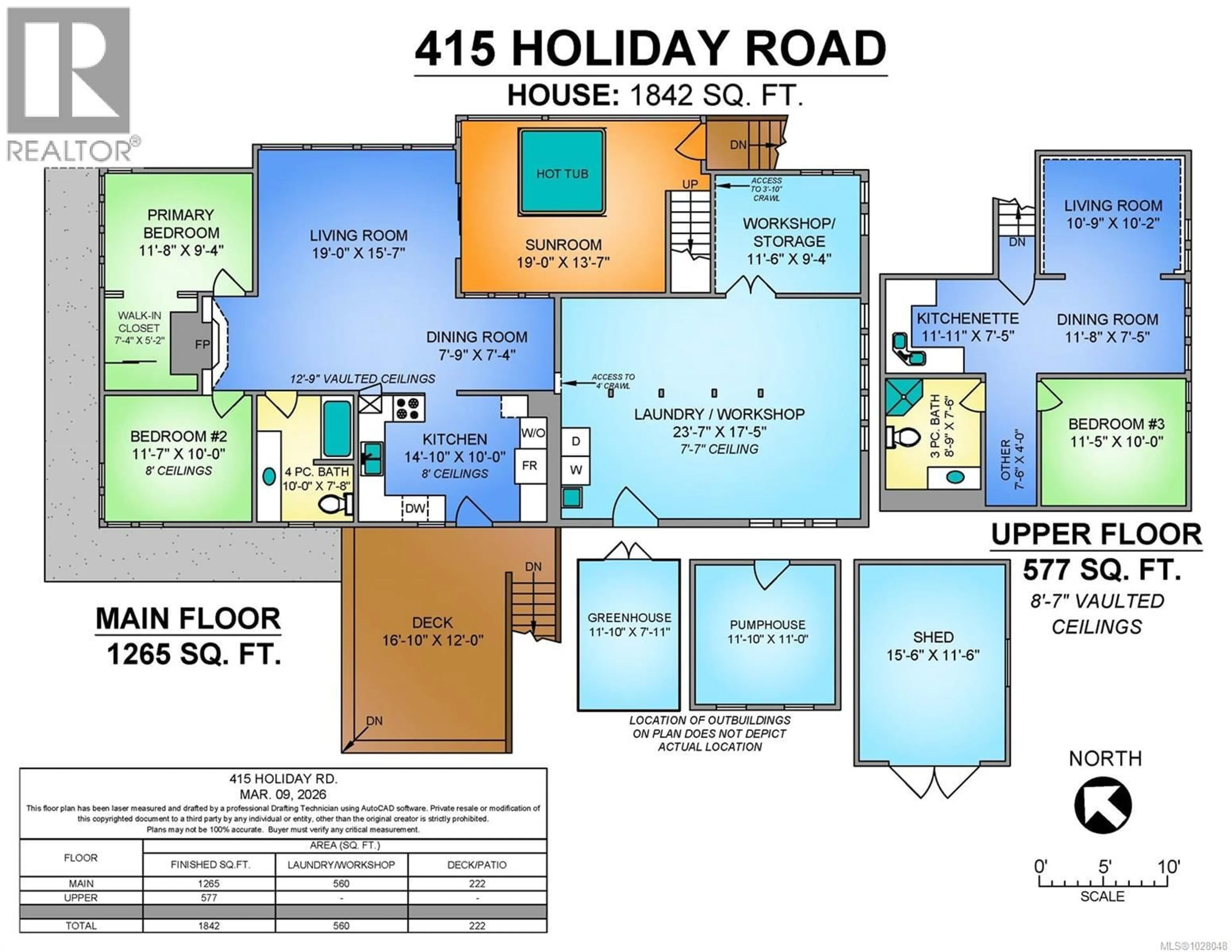 Floor plan for 415 HOLIDAY ROAD, Fanny Bay British Columbia V0R1W0