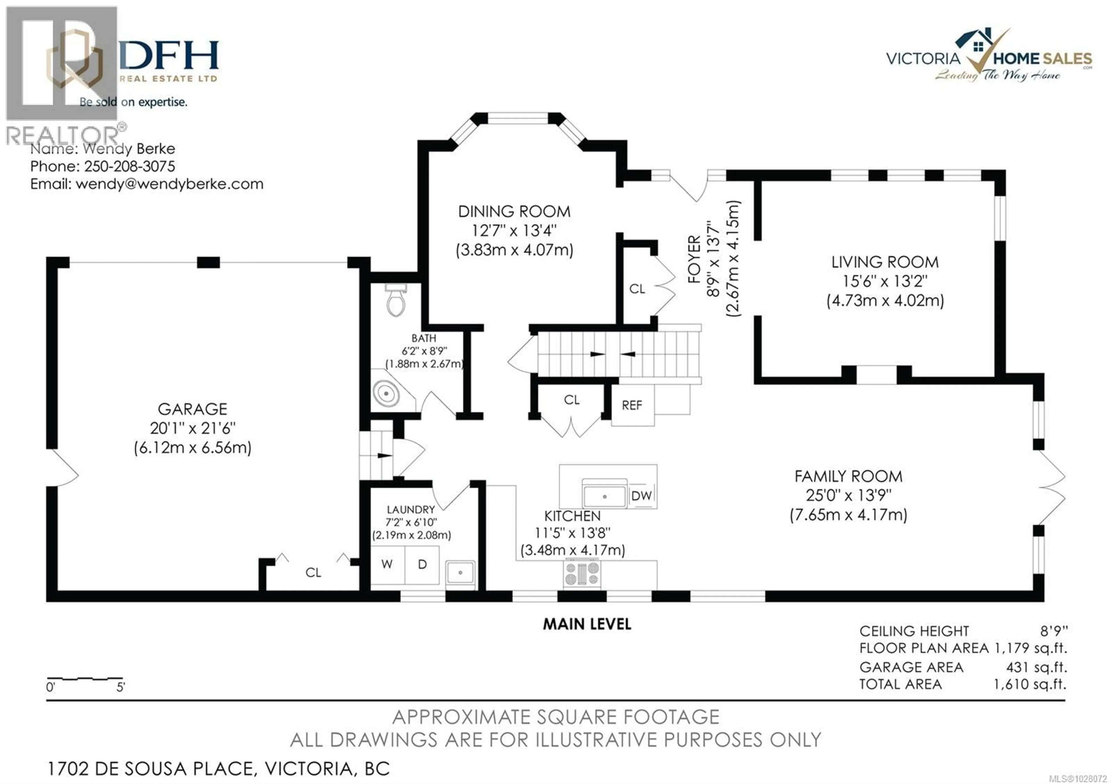 Floor plan for 1702 DE SOUSA PLACE, Saanich British Columbia V8N3L2
