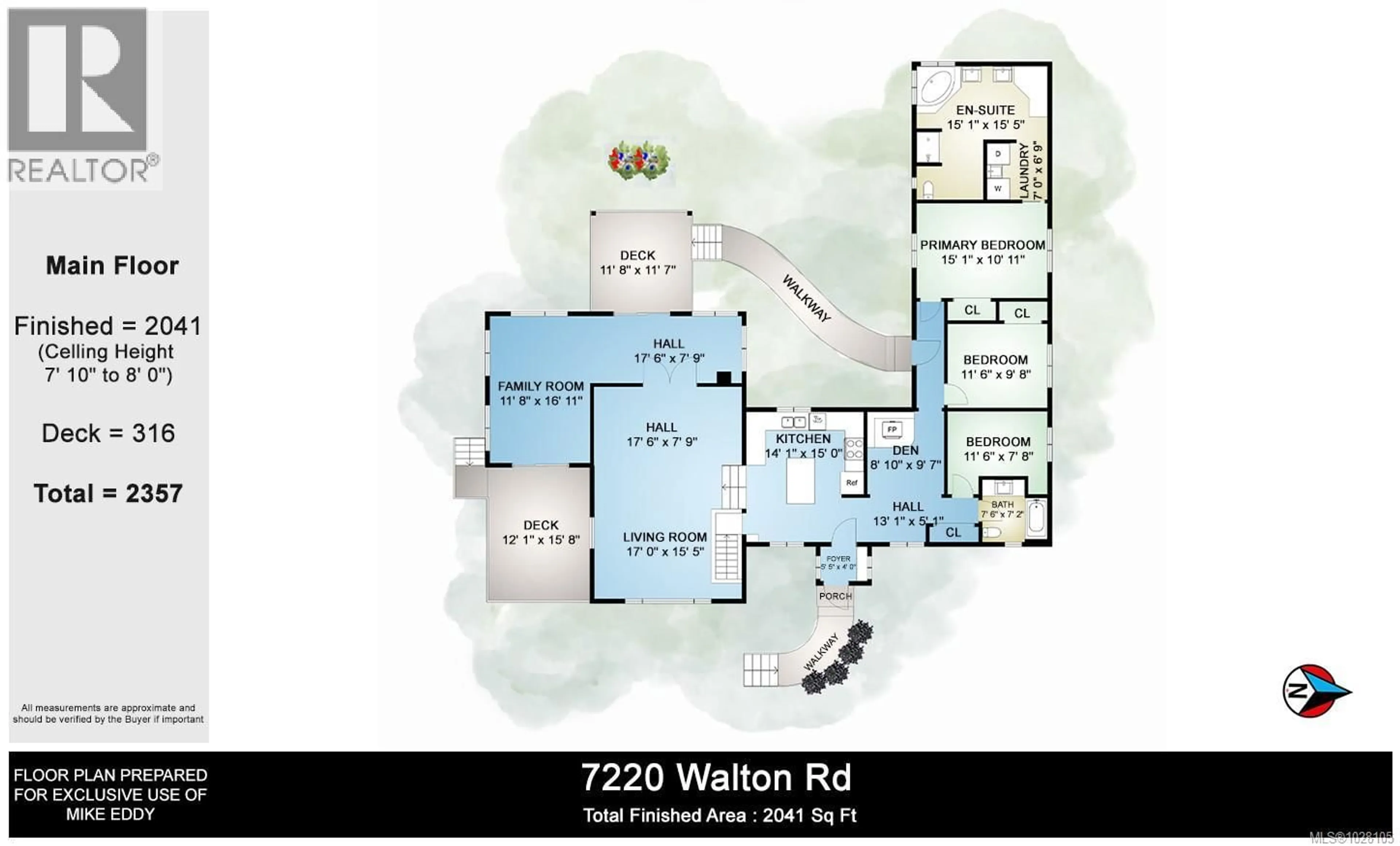 Floor plan for 7220 WALTON ROAD, Honeymoon Bay British Columbia V0R1Y0