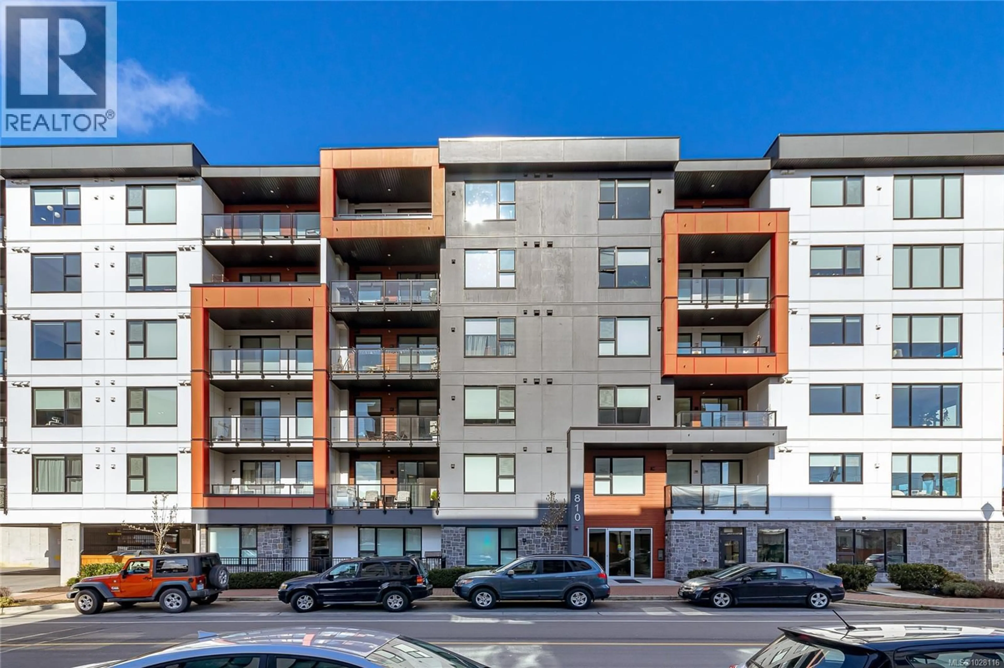 A pic from outside/outdoor area/front of a property/back of a property/a pic from drone, street for 507 - 810 ORONO AVENUE, Langford British Columbia V9B6Y9