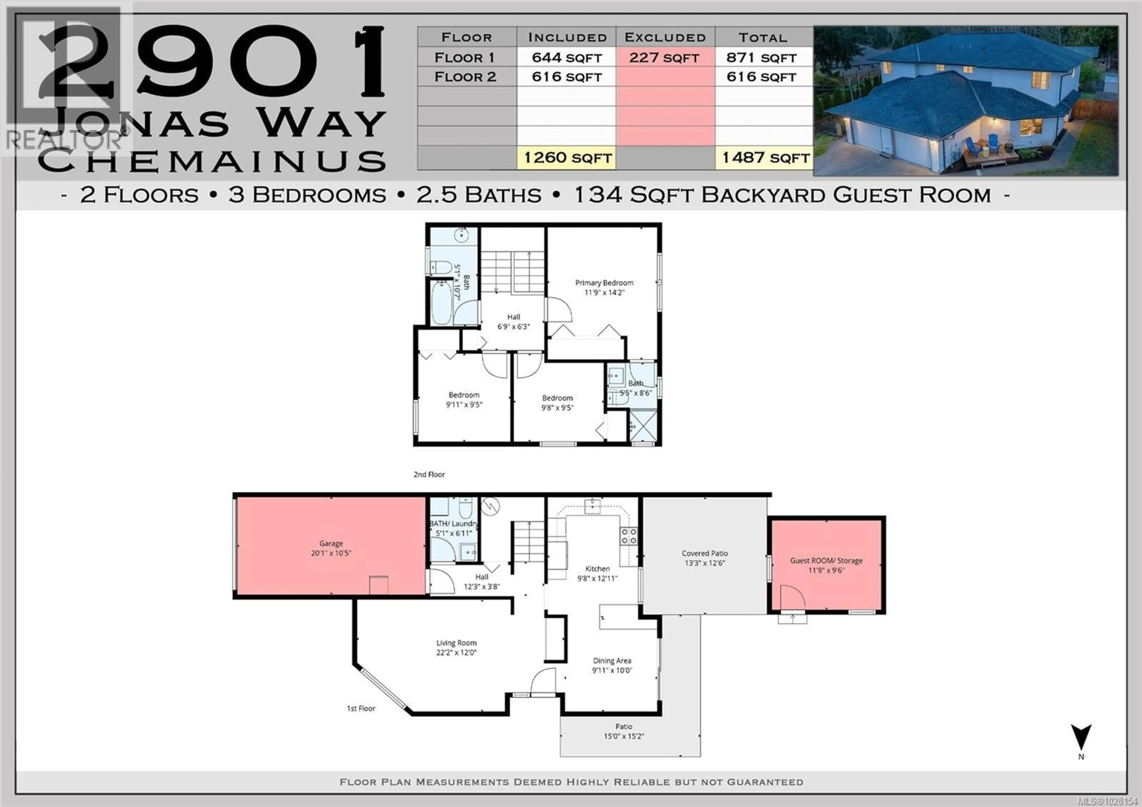 Floor plan for 2910 JONAS WAY, Chemainus British Columbia V0R1K3