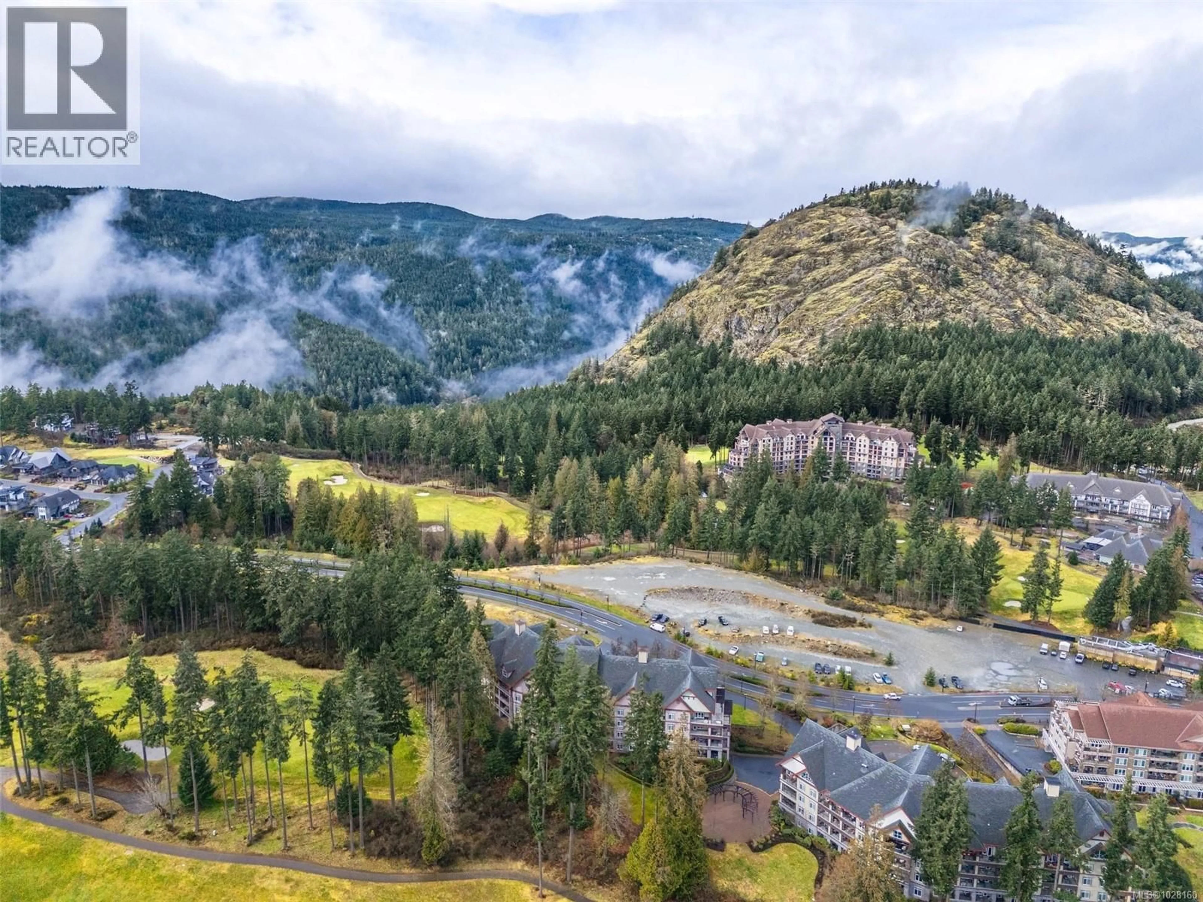 A pic from outside/outdoor area/front of a property/back of a property/a pic from drone, mountain view for 419 - 1395 BEAR MOUNTAIN PARKWAY, Langford British Columbia V9B0E1