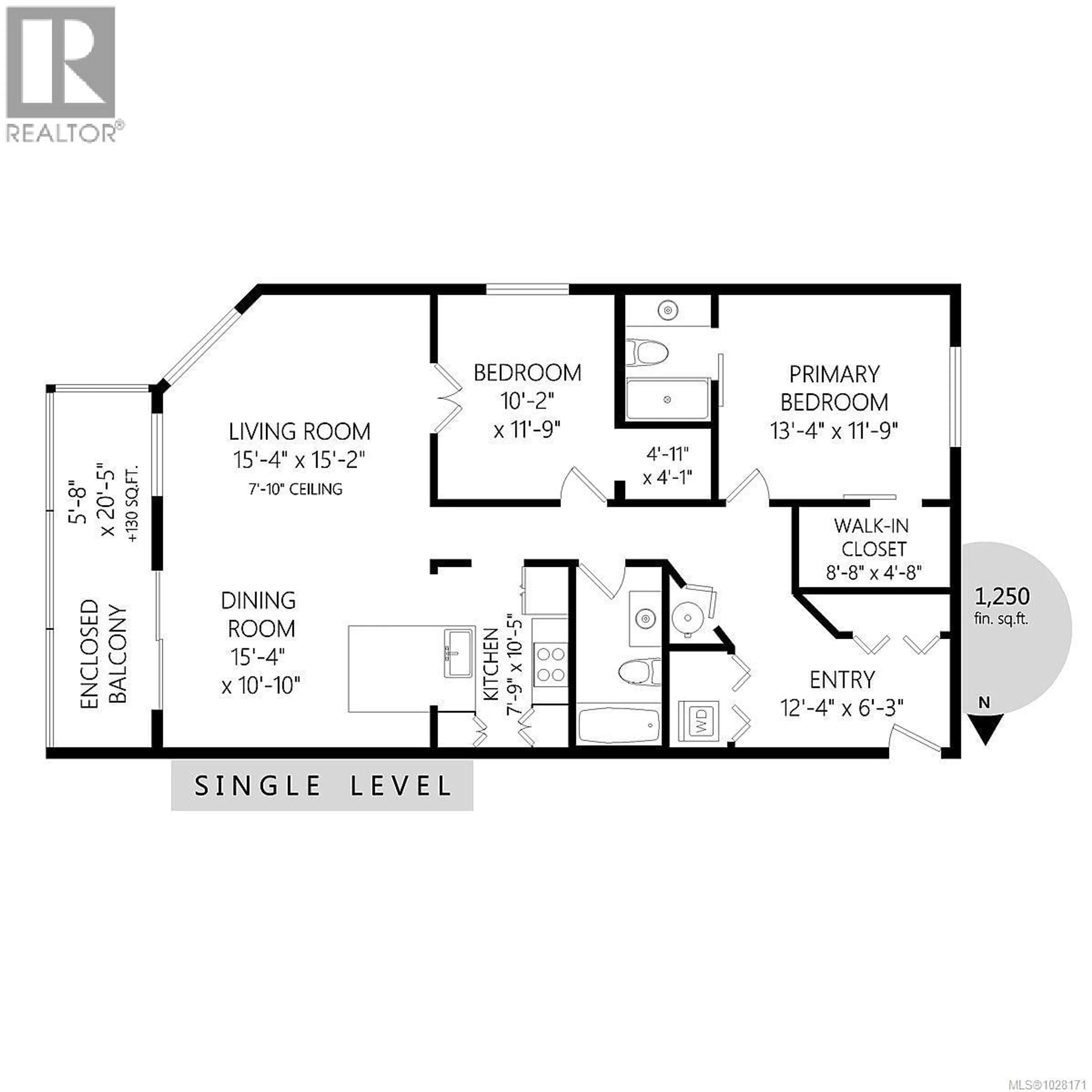Floor plan for 404 - 9958 DANIEL STREET, Chemainus British Columbia V0R1K1