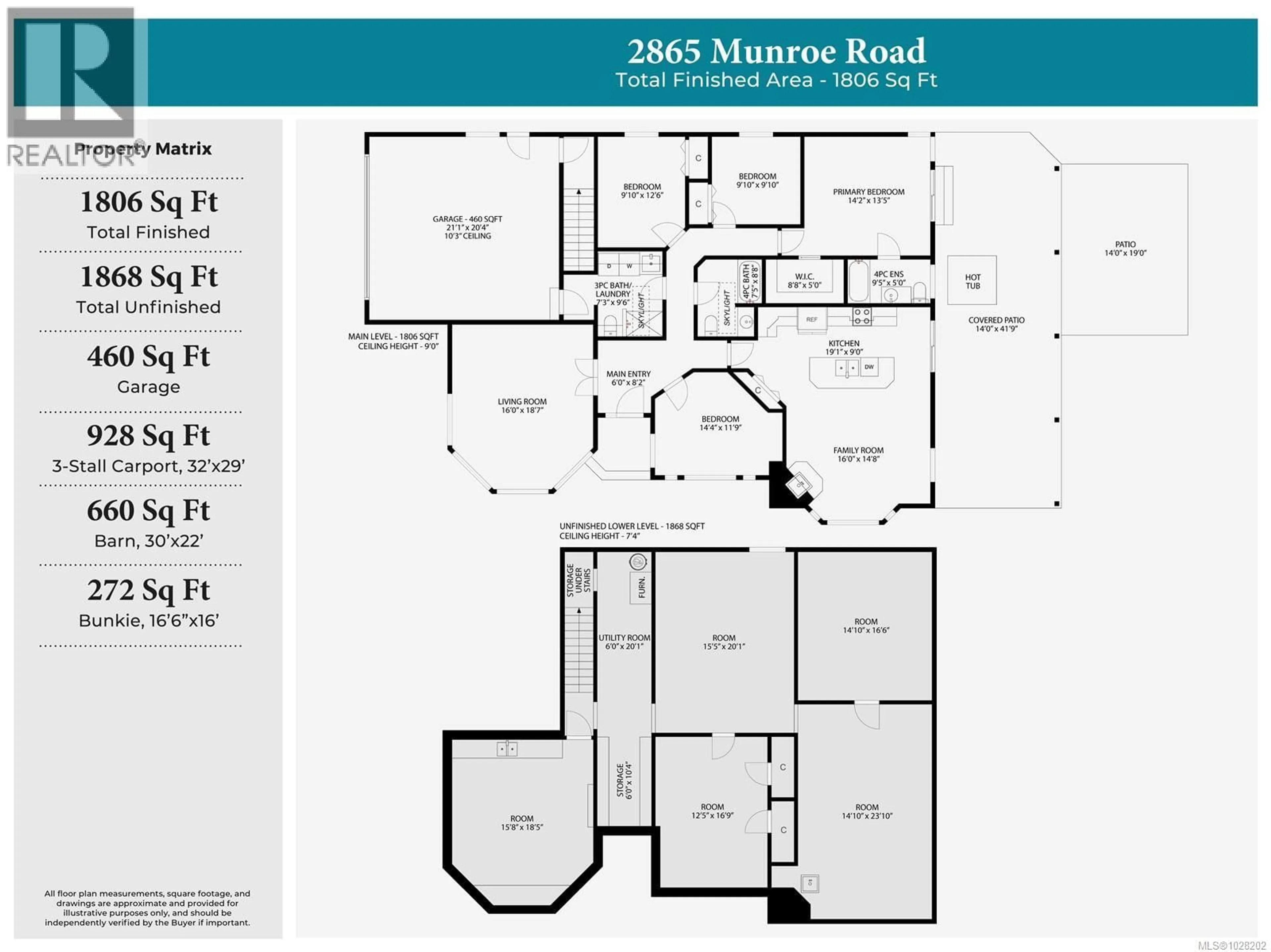 Floor plan for 2865 MUNROE ROAD, Nanaimo British Columbia V9R6X4