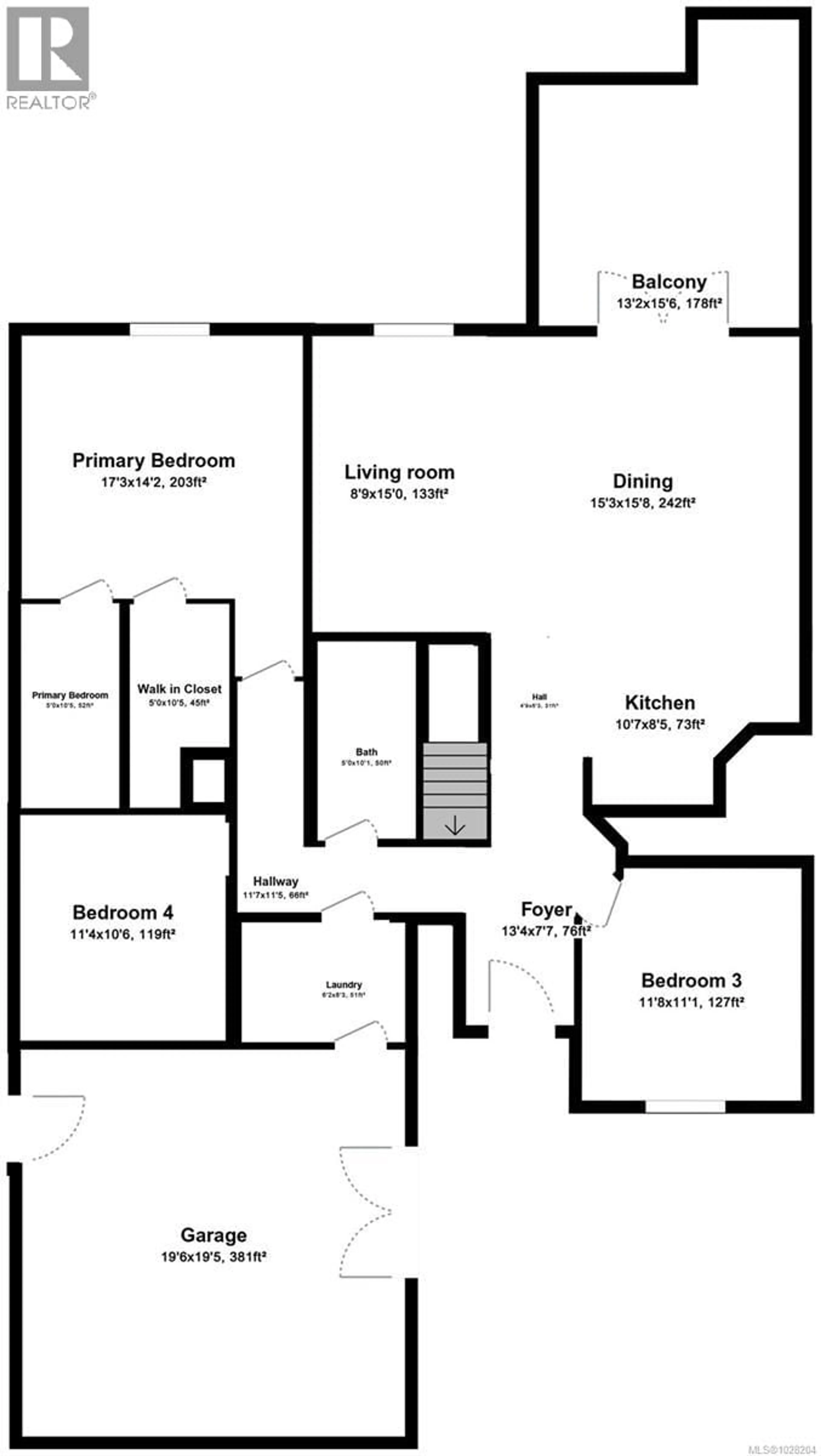 Floor plan for 1094 CORDERO CRESCENT, Campbell River British Columbia V9H0B6