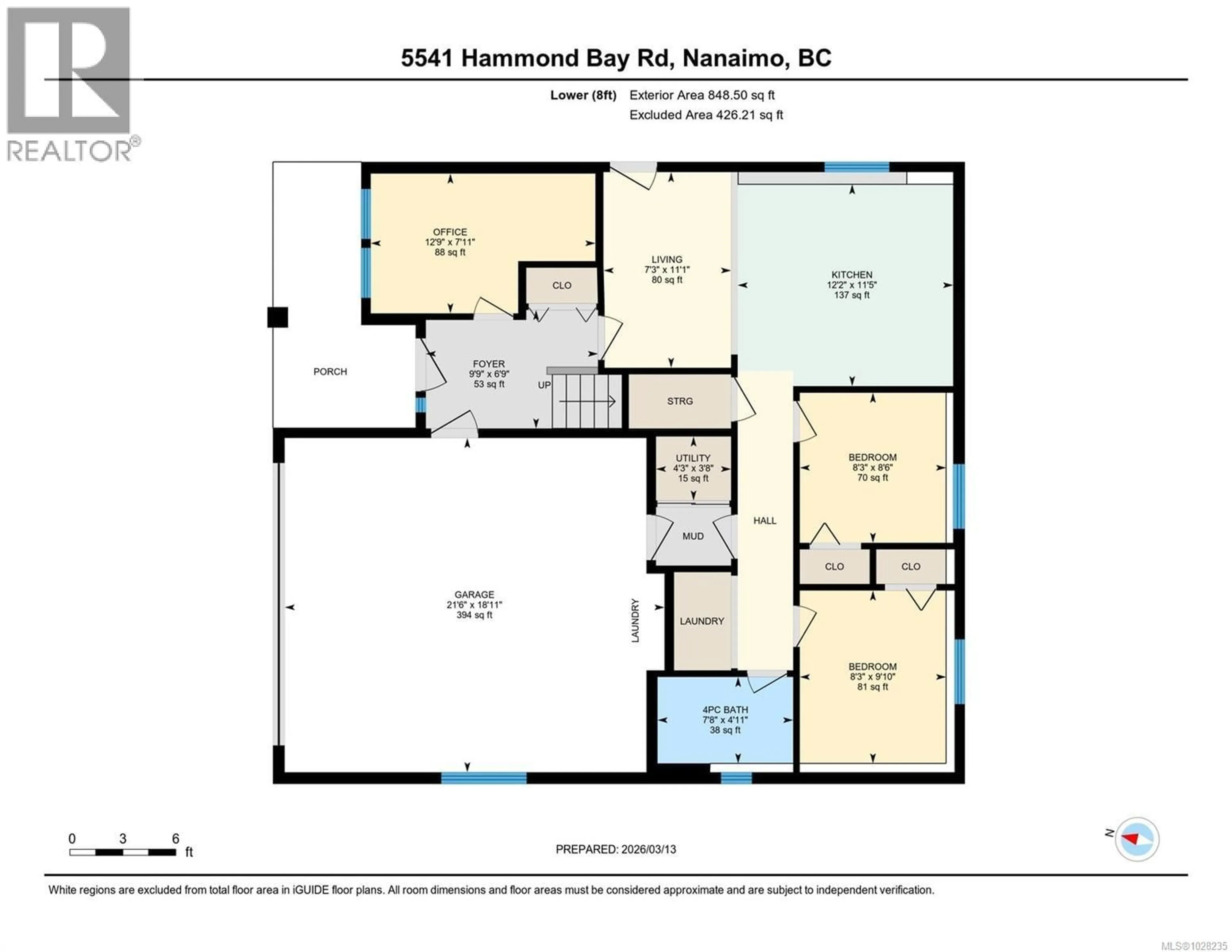Floor plan for 5541 HAMMOND BAY ROAD, Nanaimo British Columbia V9T5N1