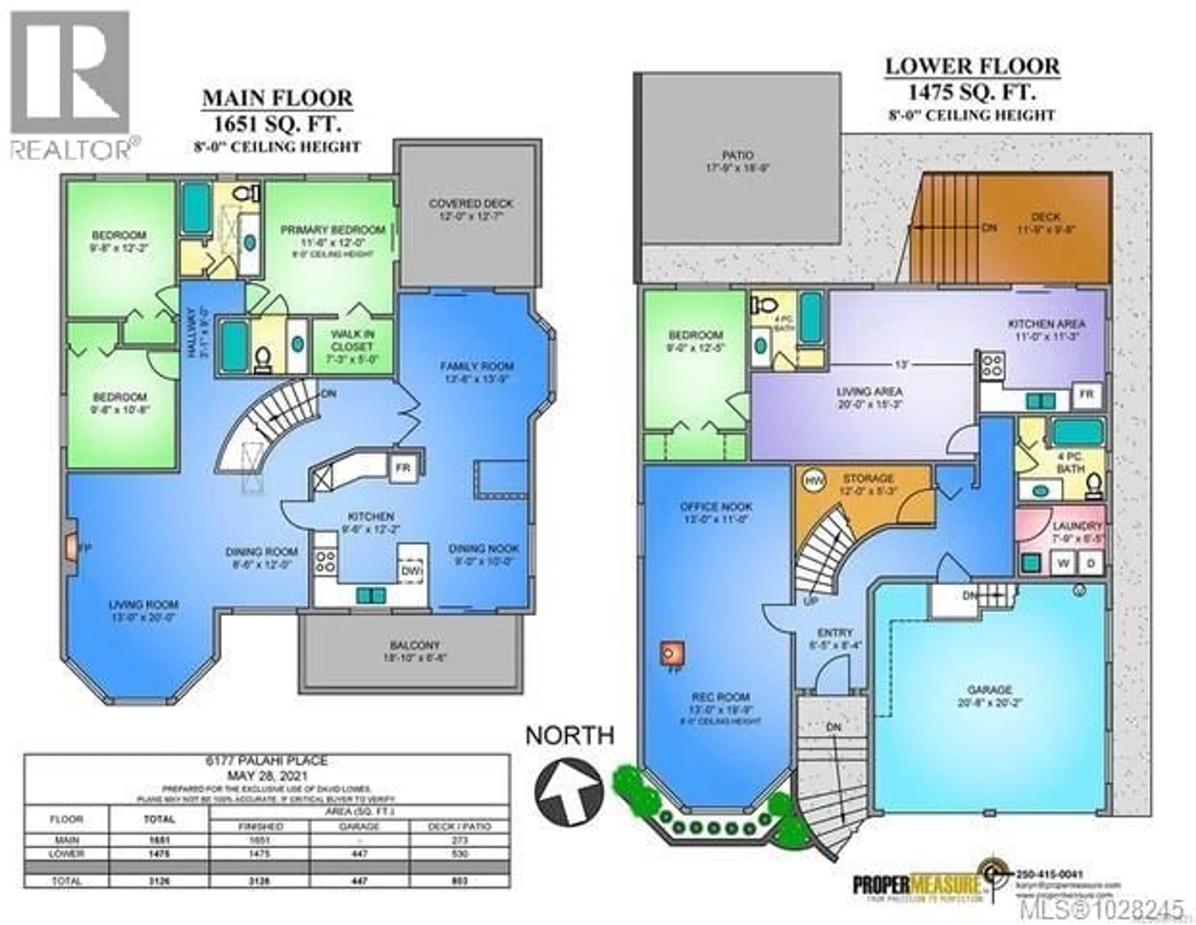 Floor plan for 6177 PALAHI PLACE, Duncan British Columbia V9L4Y6